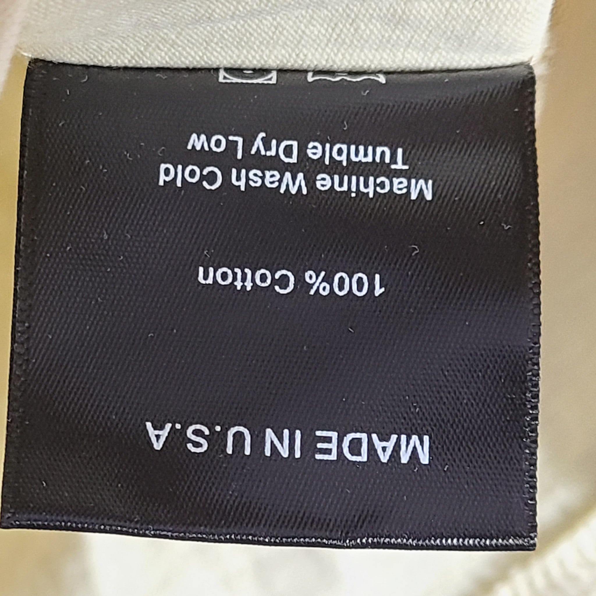 Rhude Men's Windowsill T-Shirt Vintage Tee Crew Neck Yellow Sz L