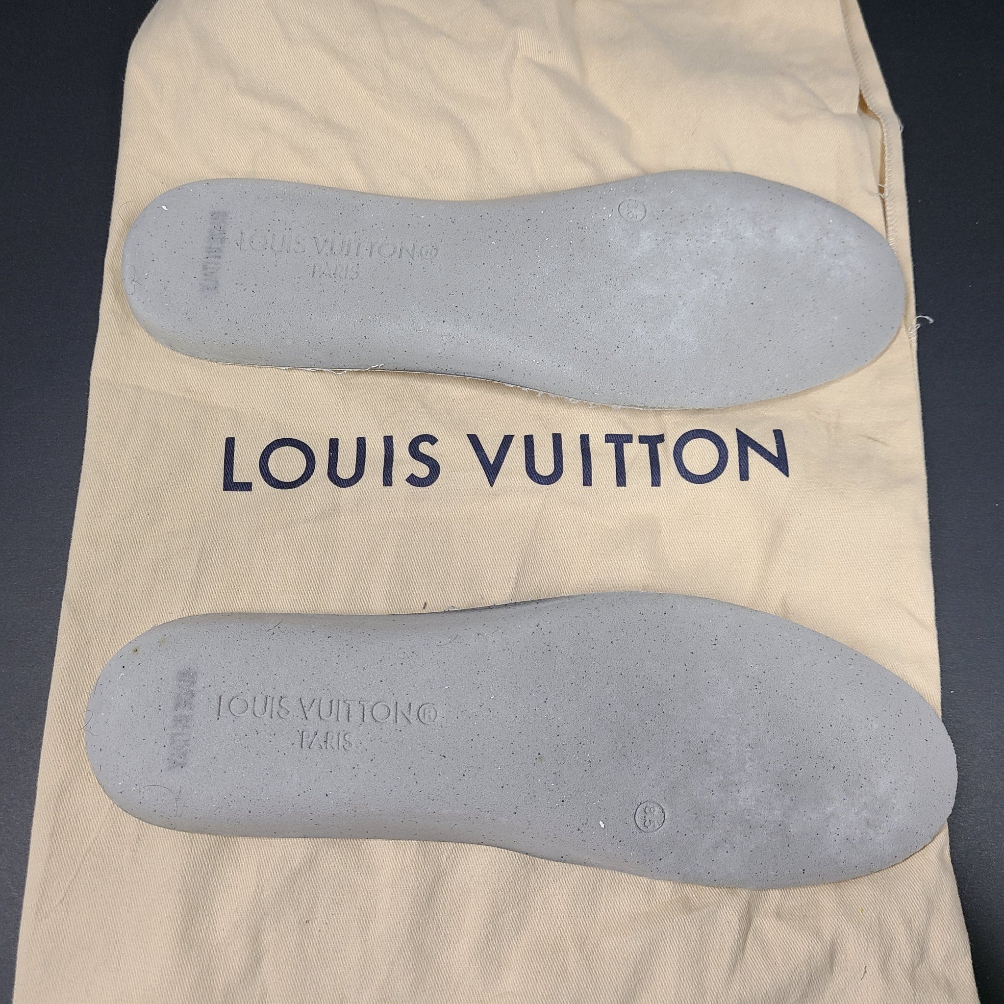 Louis Vuitton Men's LV Trainer Sneaker Monogram Denim x Leather Shoes 1A9JGS 8