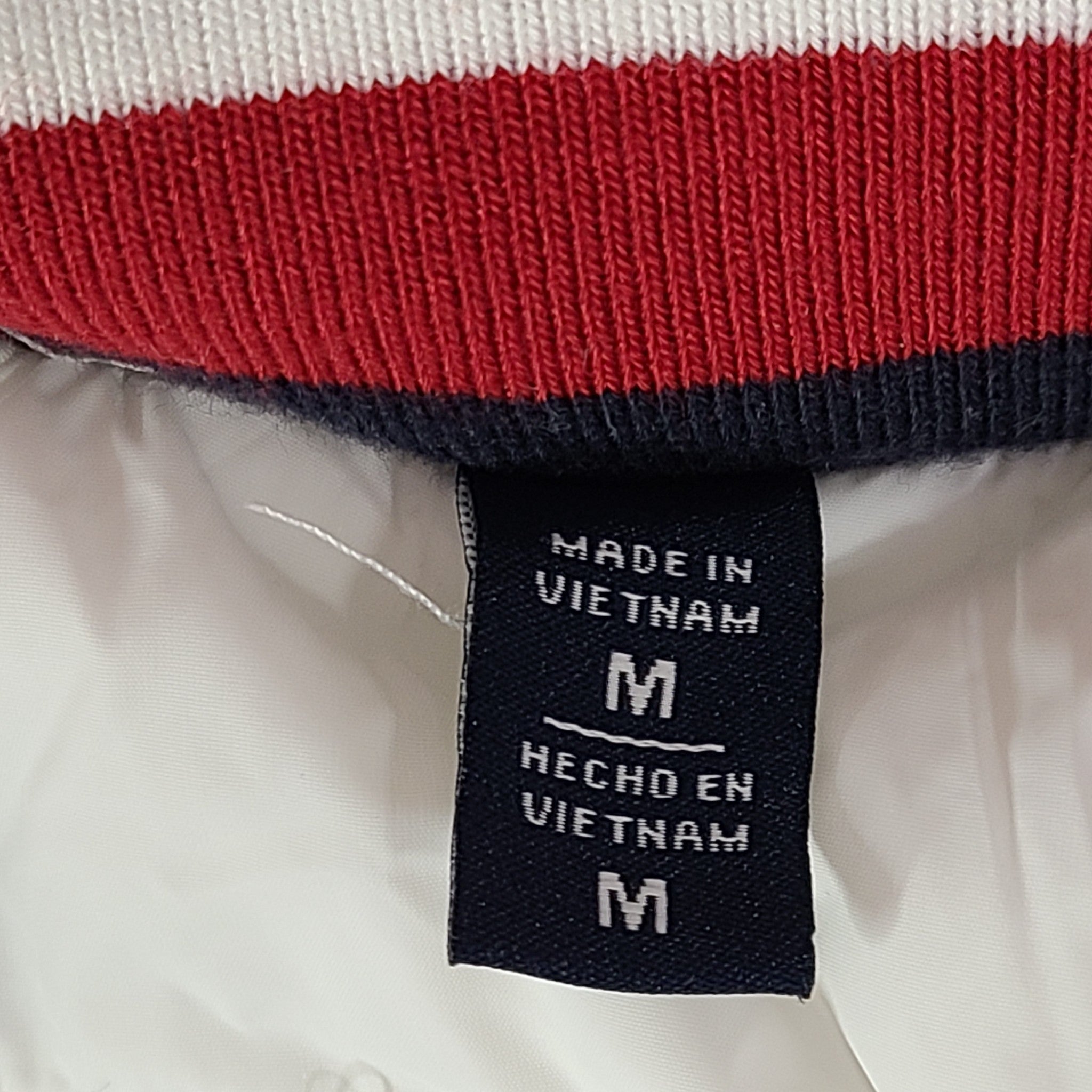 Tommy Hilfiger Men's Arctic Cloth Hooded Utility Bomber Jacket White Sz M
