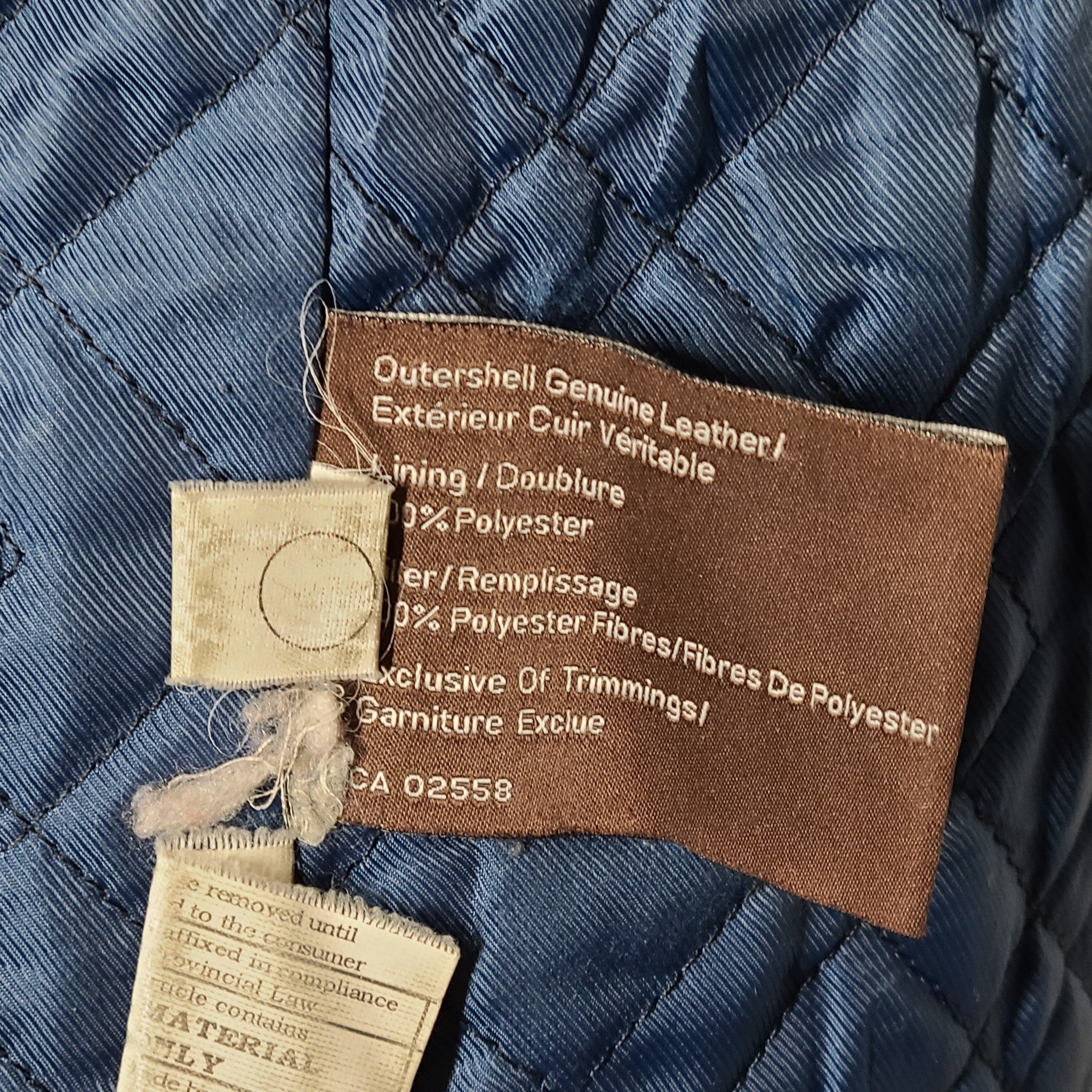 Danier Men's Genuine Leather Full Zip Jacket Style 81890 Lined Black Sz M