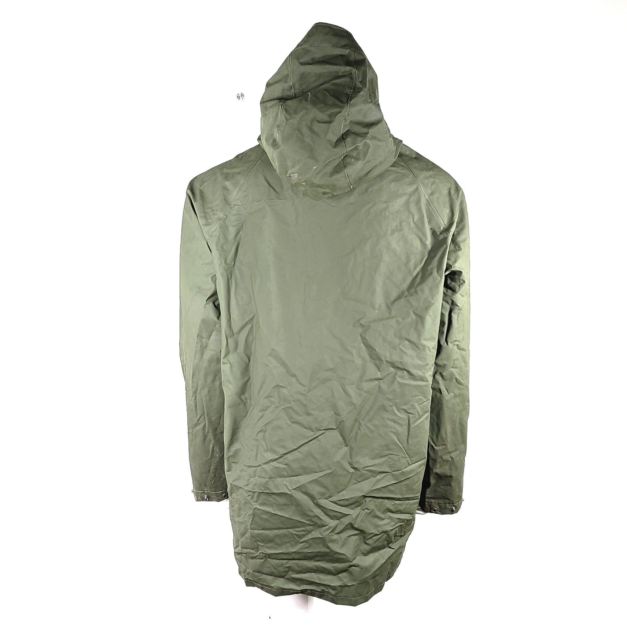 Helly Hansen Workwear Mandel Rain Jacket 70129 Waterproof Army Green Sz XL