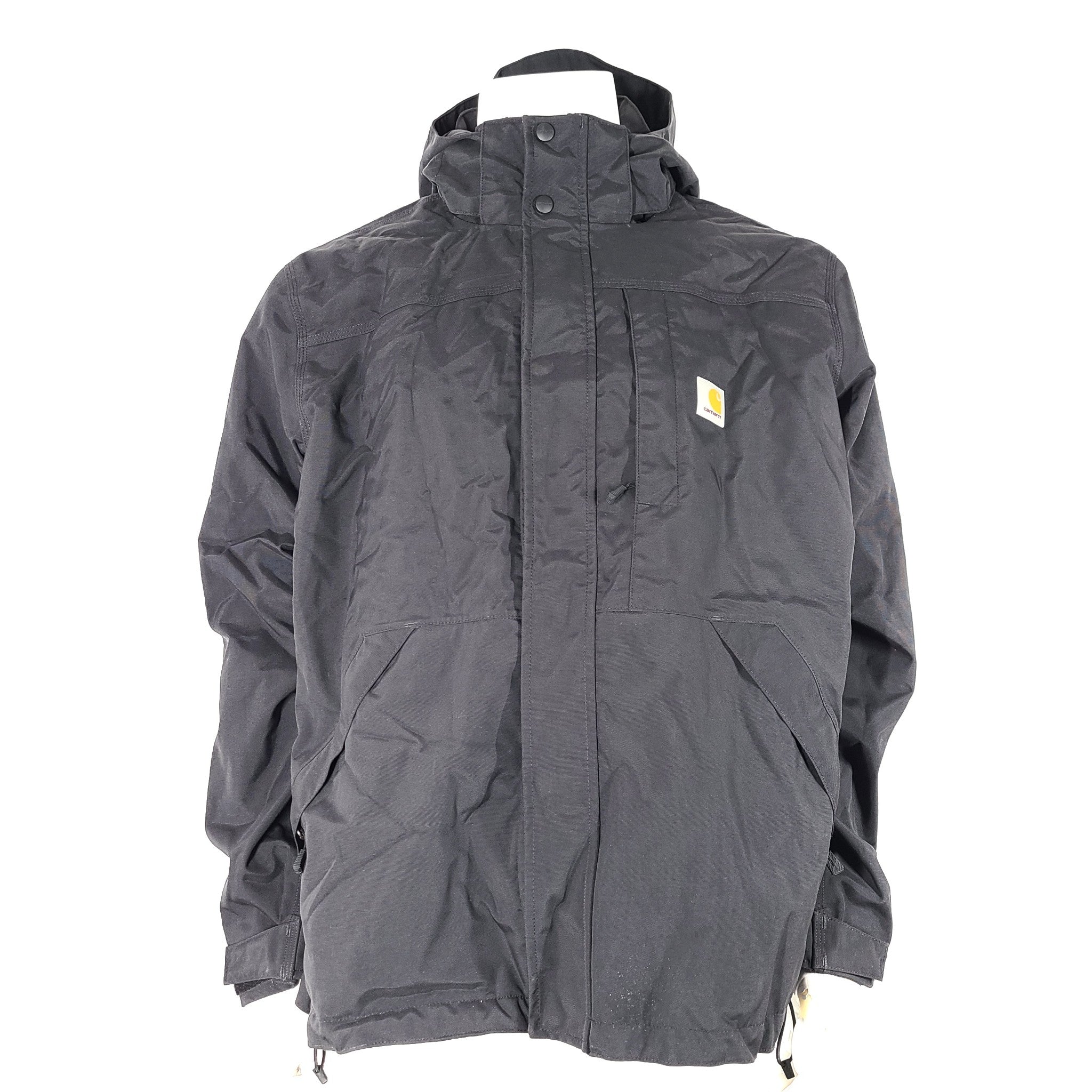 Carhartt Men's Storm Defender Loose Fit Heavyweight Full Zip Jacket Black Sz L