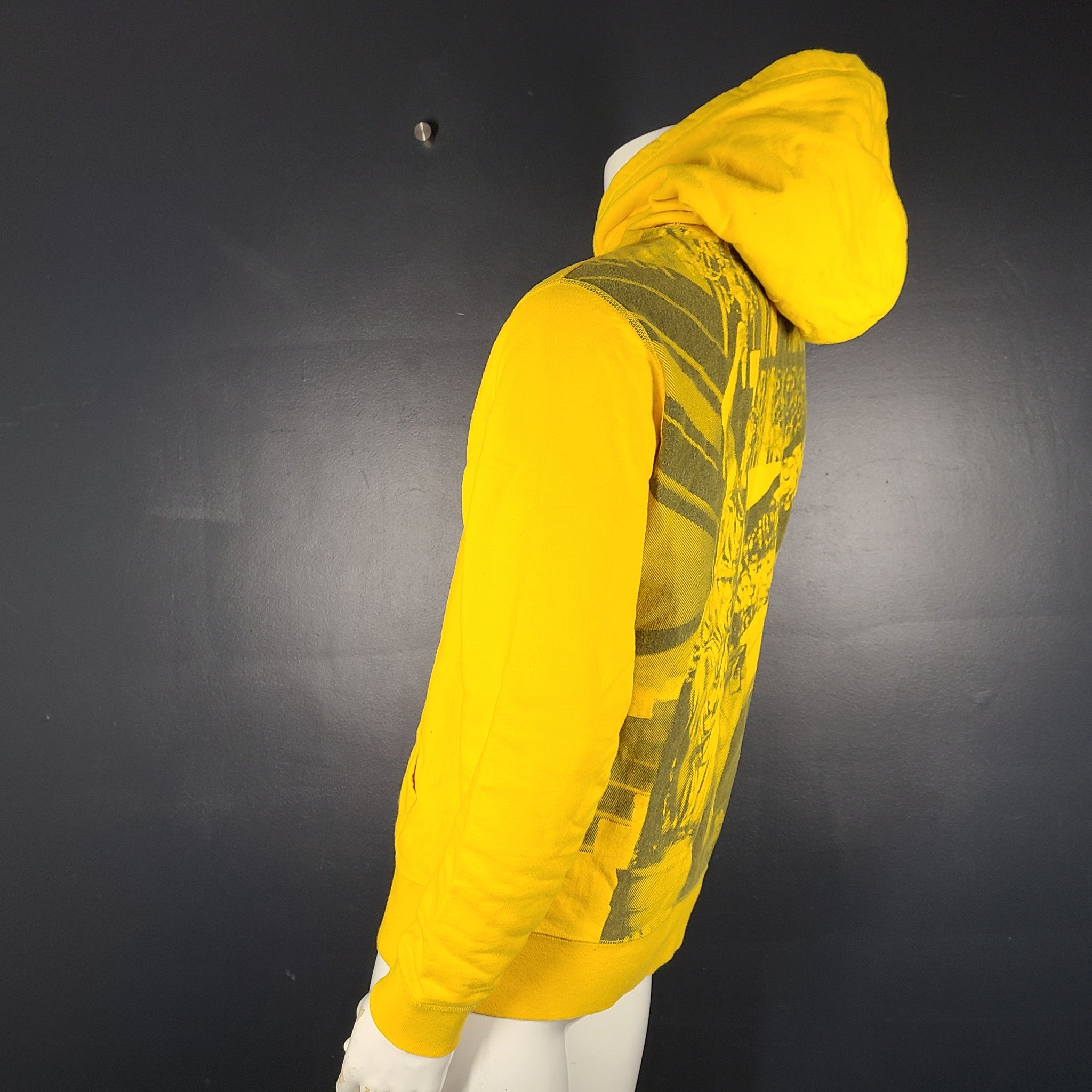 OVO October's Very Own x Scarface Hoodie Sweater Graphic Back Yellow Sz S