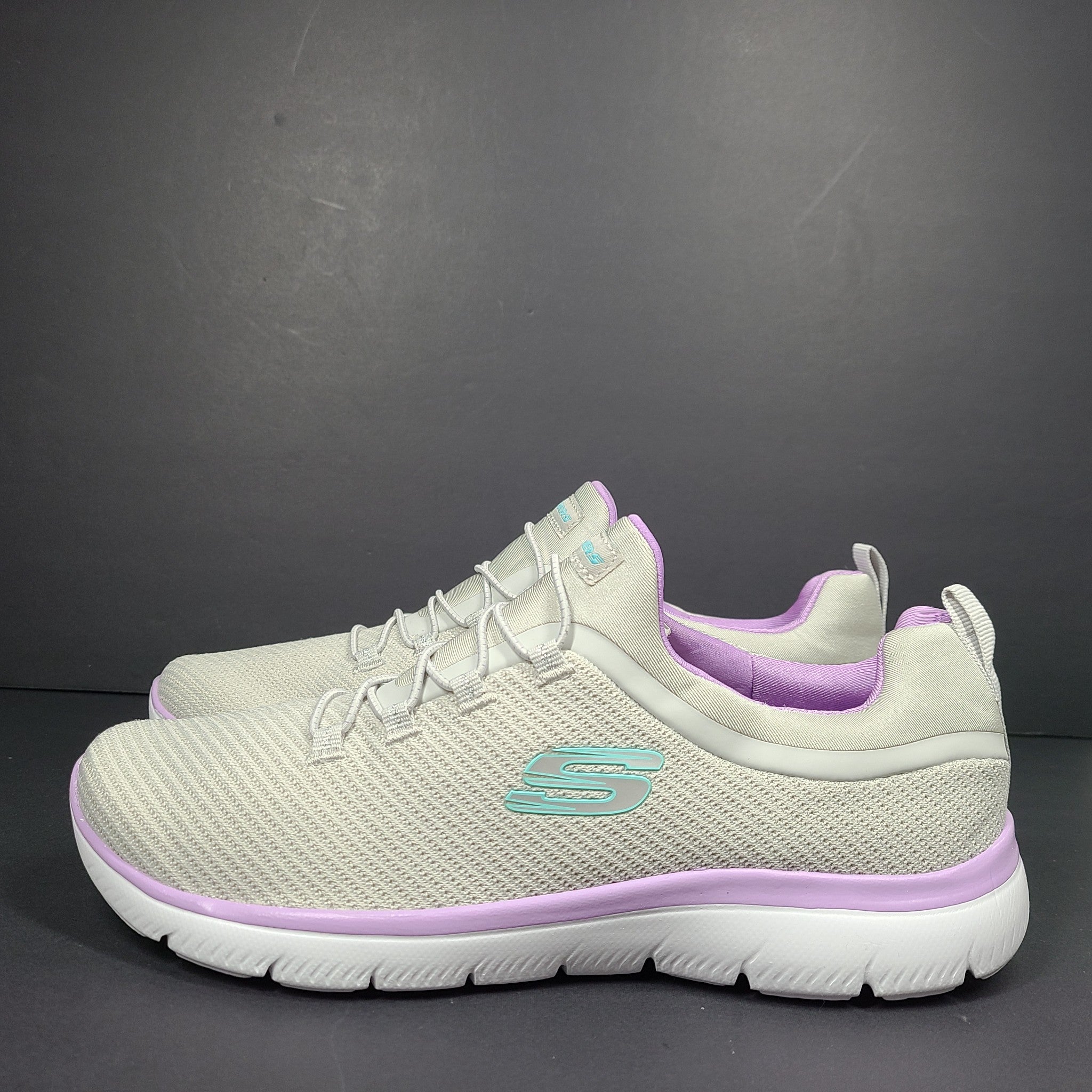 Skechers Women's Summits Sneakers Memory Foam Shoes Slip Ons 149537 Gray Sz 9.5