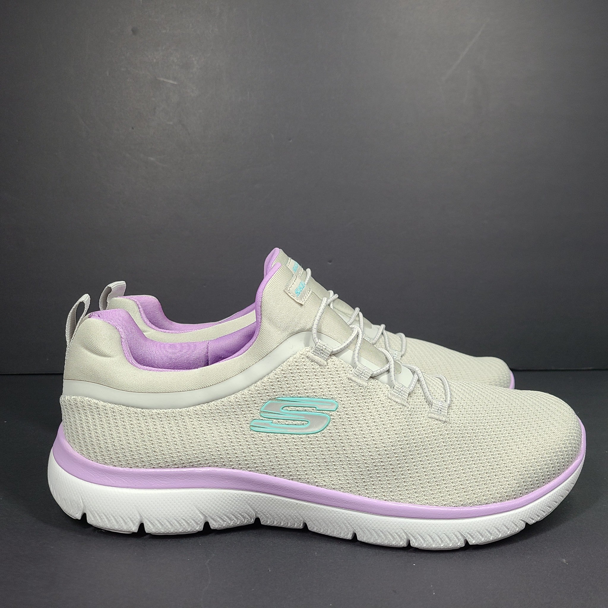 Skechers Women's Summits Sneakers Memory Foam Shoes Slip Ons 149537 Gray Sz 9.5