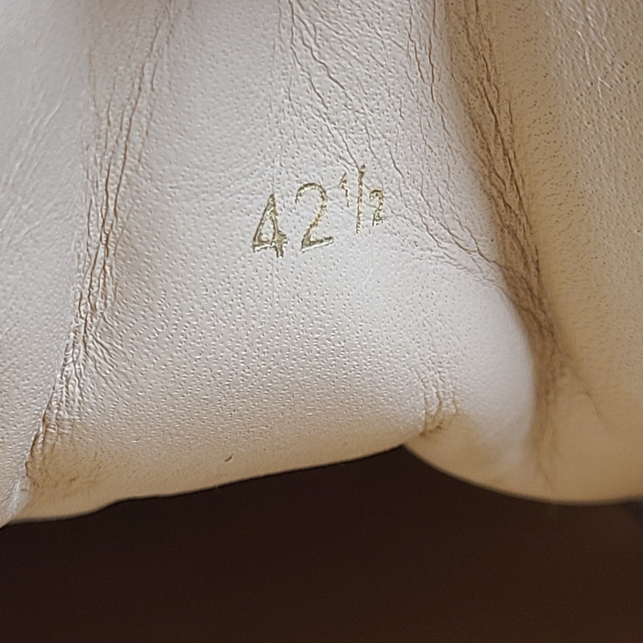 Louboutin Men's Fun Louis Junior Spike Moc-Croc Sneakers White Orange US 9.5