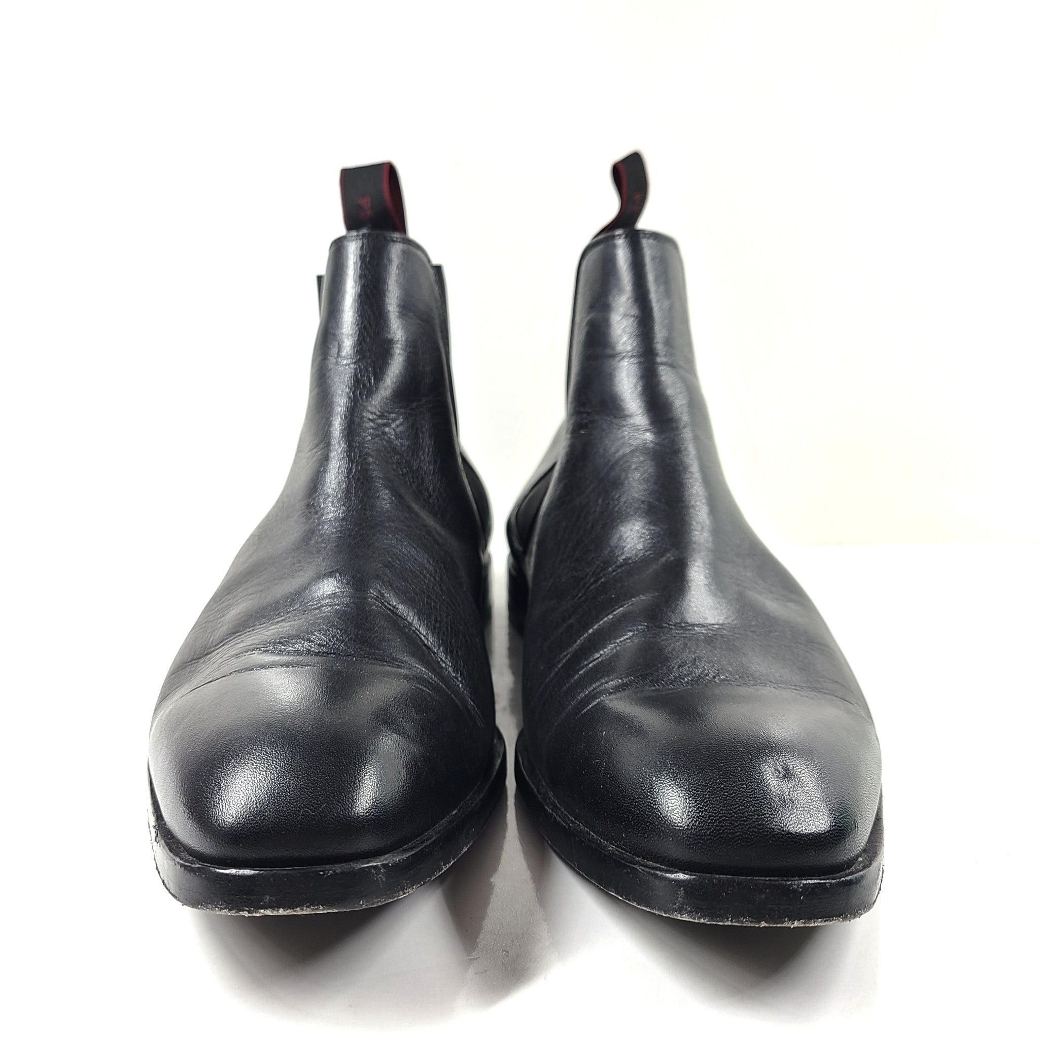 PS by Paul Smith Men's Gerald Chelsea Ankle Boots Calf Leather Black 43 / 9 US