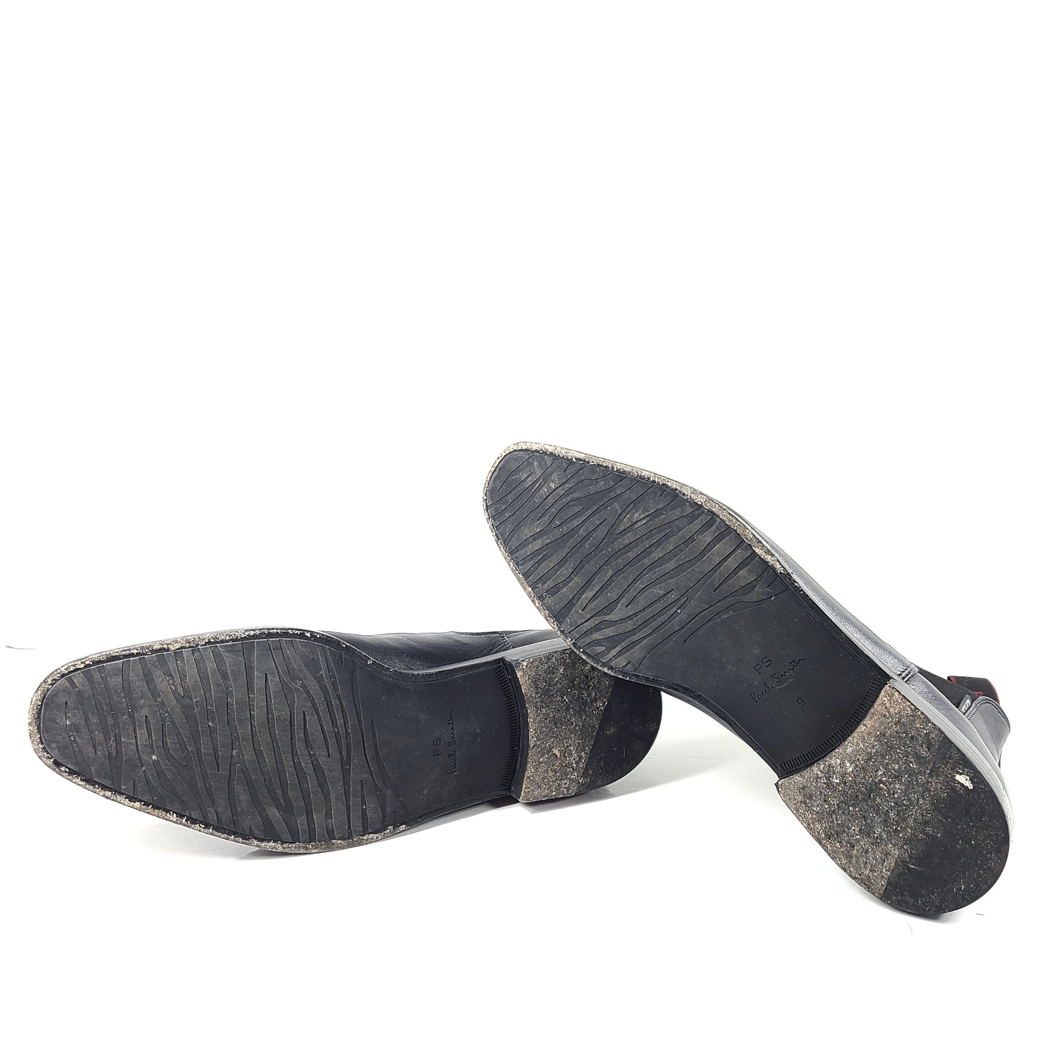 PS by Paul Smith Men's Gerald Chelsea Ankle Boots Calf Leather Black 43 / 9 US