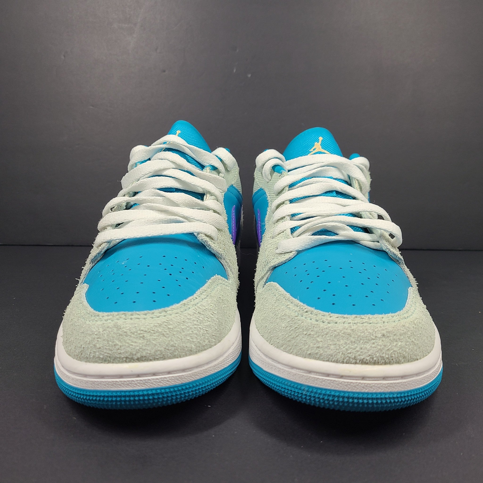 Nike Air Jordan 1 Low SE 'Aquatone' (Blue) Sneakers Shoes DX4334-300 Sz 10