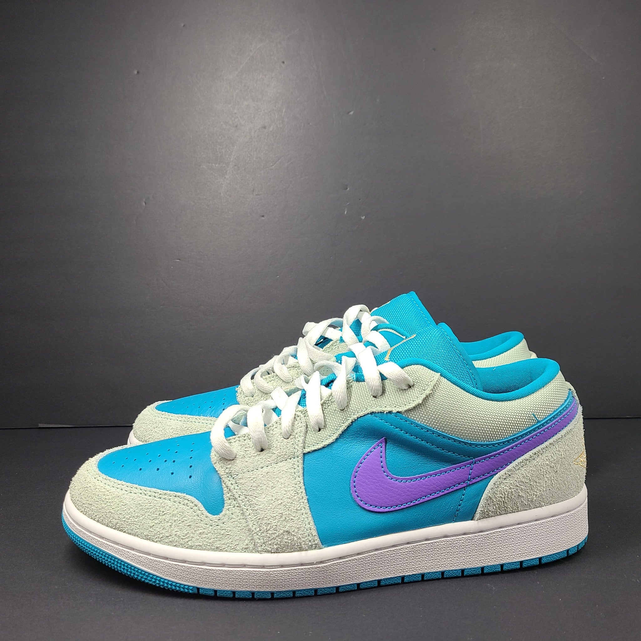 Nike Air Jordan 1 Low SE 'Aquatone' (Blue) Sneakers Shoes DX4334-300 Sz 10