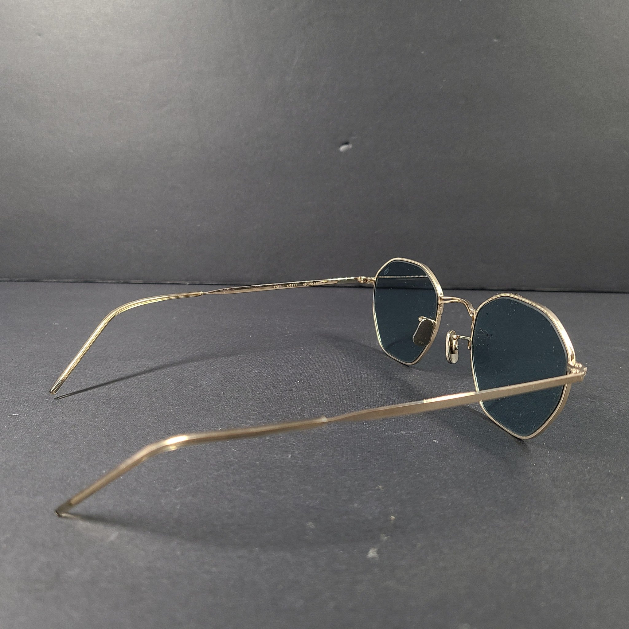 Eyevan 7285 Model 772 (9111) Titanium Sunglasses with Metal Case Handmade Japan
