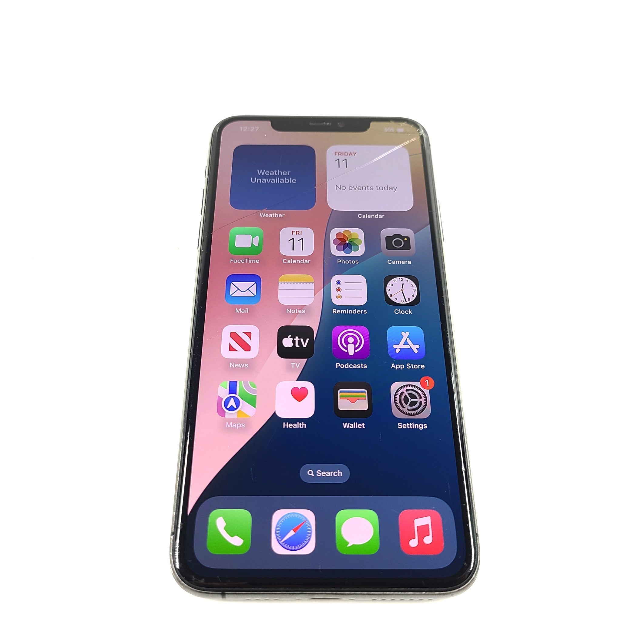 Apple iPhone 11 Pro Max 64GB A2218 Unlocked Smartphone Graphite Gray READ
