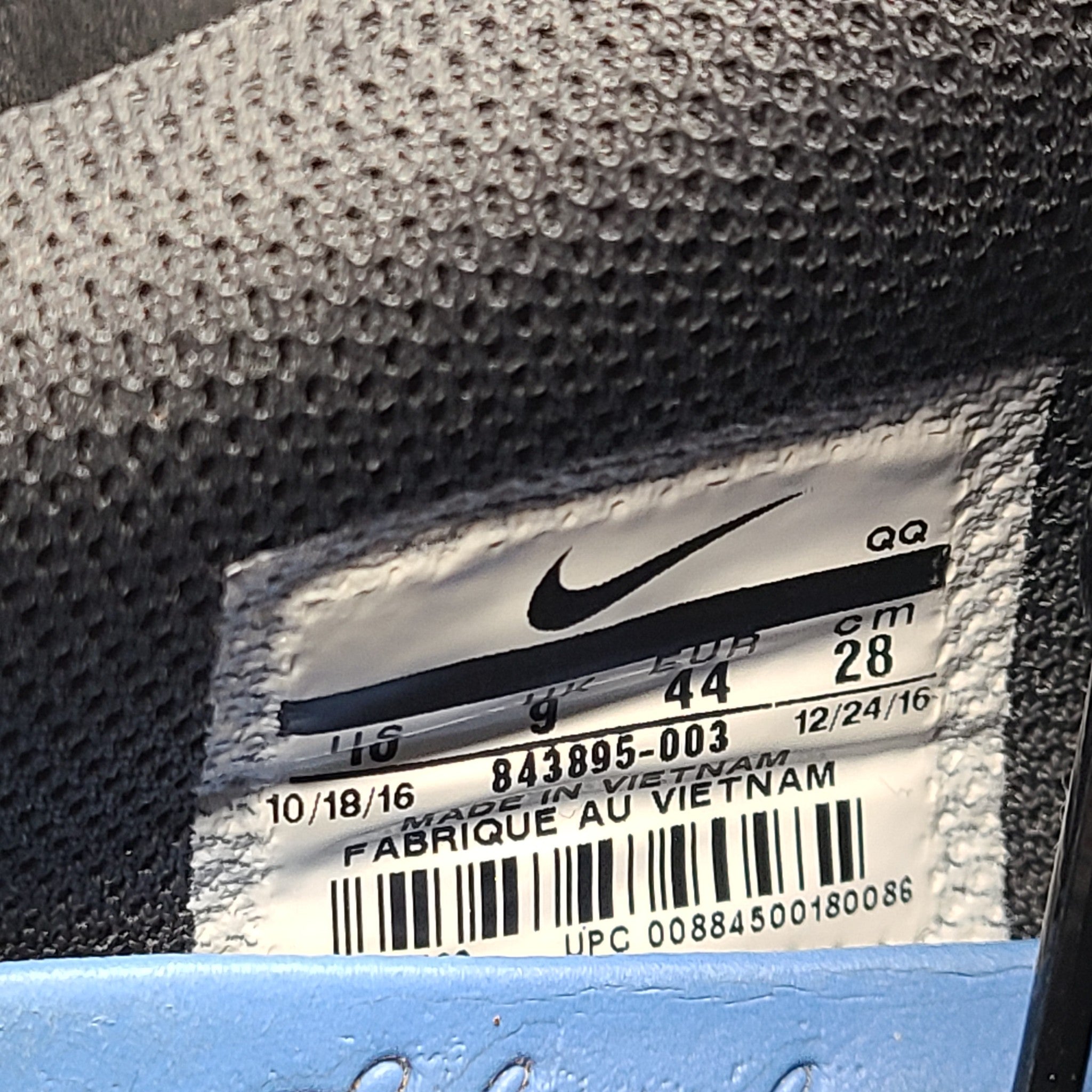 Nike Men's SB Check Solar 843895-003 Sneakers Black/Anthracite Size 10