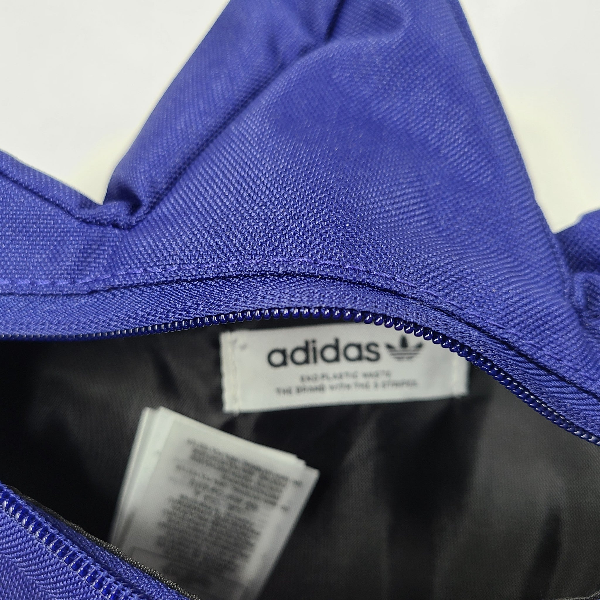 Adidas Trefoil Sling Bag Floral Print Funny Bag Blue NEW