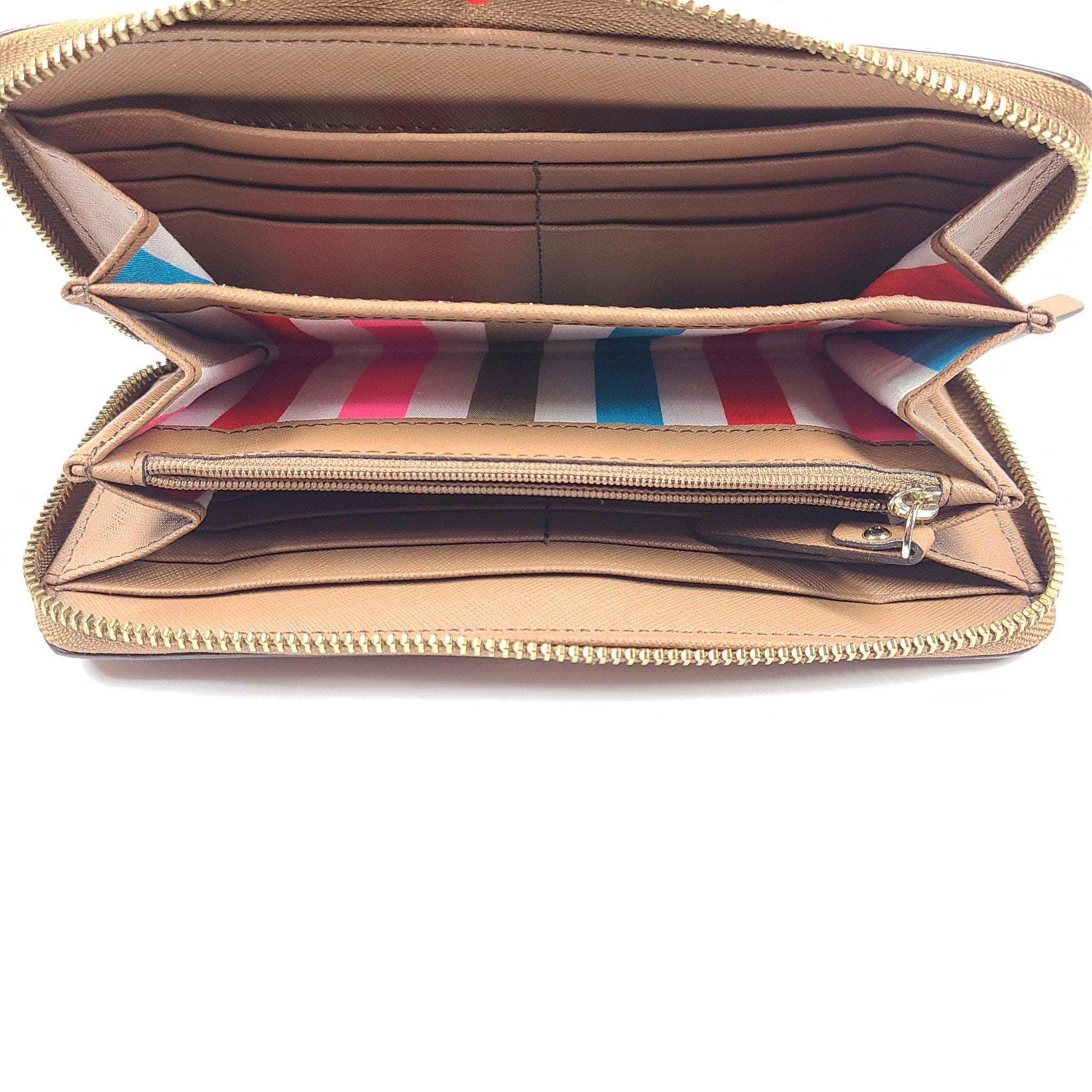 Kate Spade Newbury Lane Neda Balletslipper Wallet Leather WLRU1498 Brown