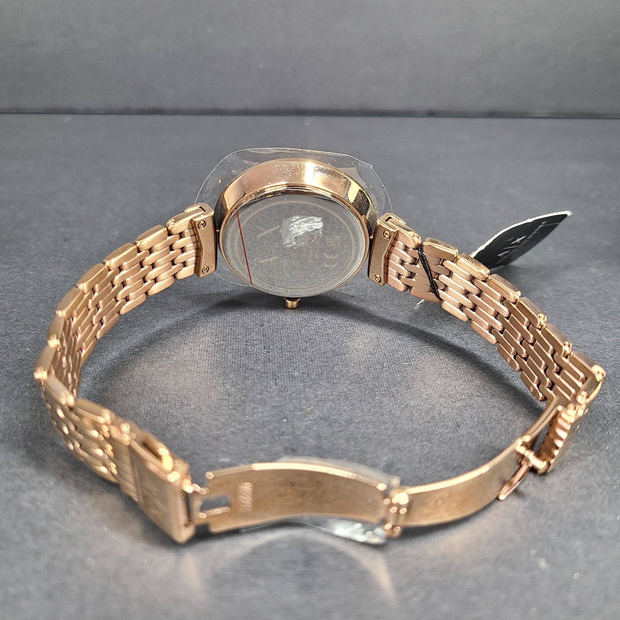 Armani Exchange Women's Zoe Analog Silver Dial Stainless Steel Watch AX5901I NIB