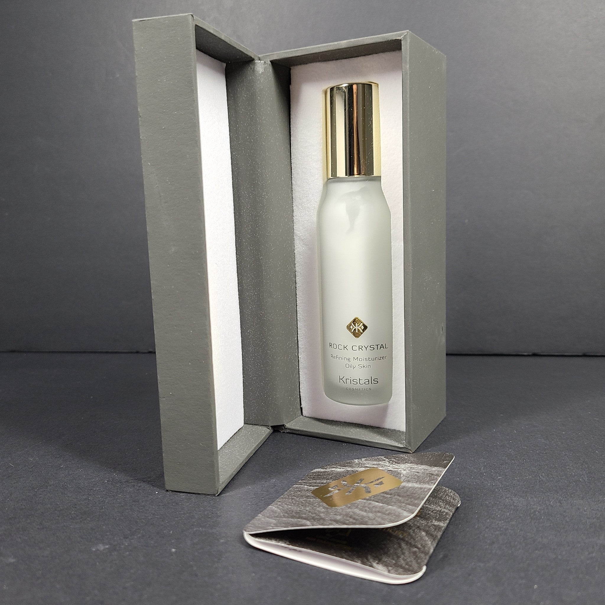 Kristals Cosmetics Rock Crystal Refining Moisturizer Oily Skin 1.7 fl. oz./ 50ml