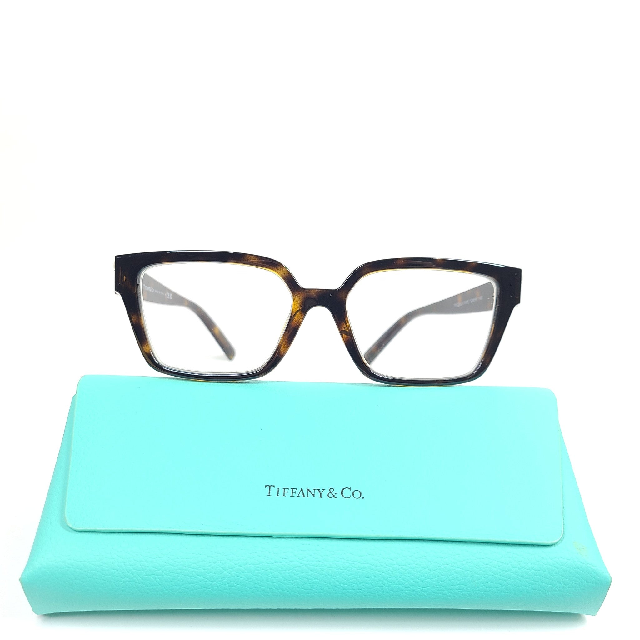 Tiffany & Co Women's Eyeglasses FRAME ONLY TF2232-U 53-16 Havana Brown