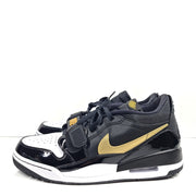 Nike Men's Jordan Legacy 312 Low Sneakers Black Metallic Gold CD7069-071 Size 12