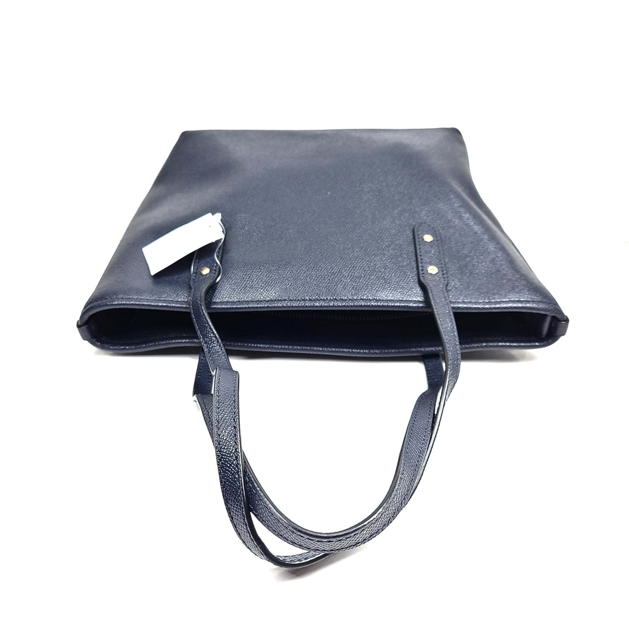 Coach Mini City Zip Tote Leather Purse Shoulder Bag 22967 Dark Blue
