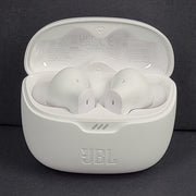 JBL Tune Beam True Wireless Bluetooth Noise-cancelling Earbuds - White