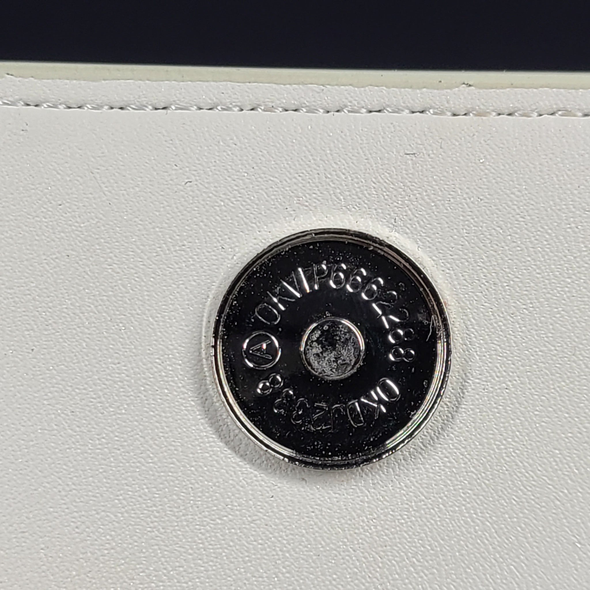 JW PEI Vegan Leather Crossbody Small Bag Detachable Chain Strap Croc White