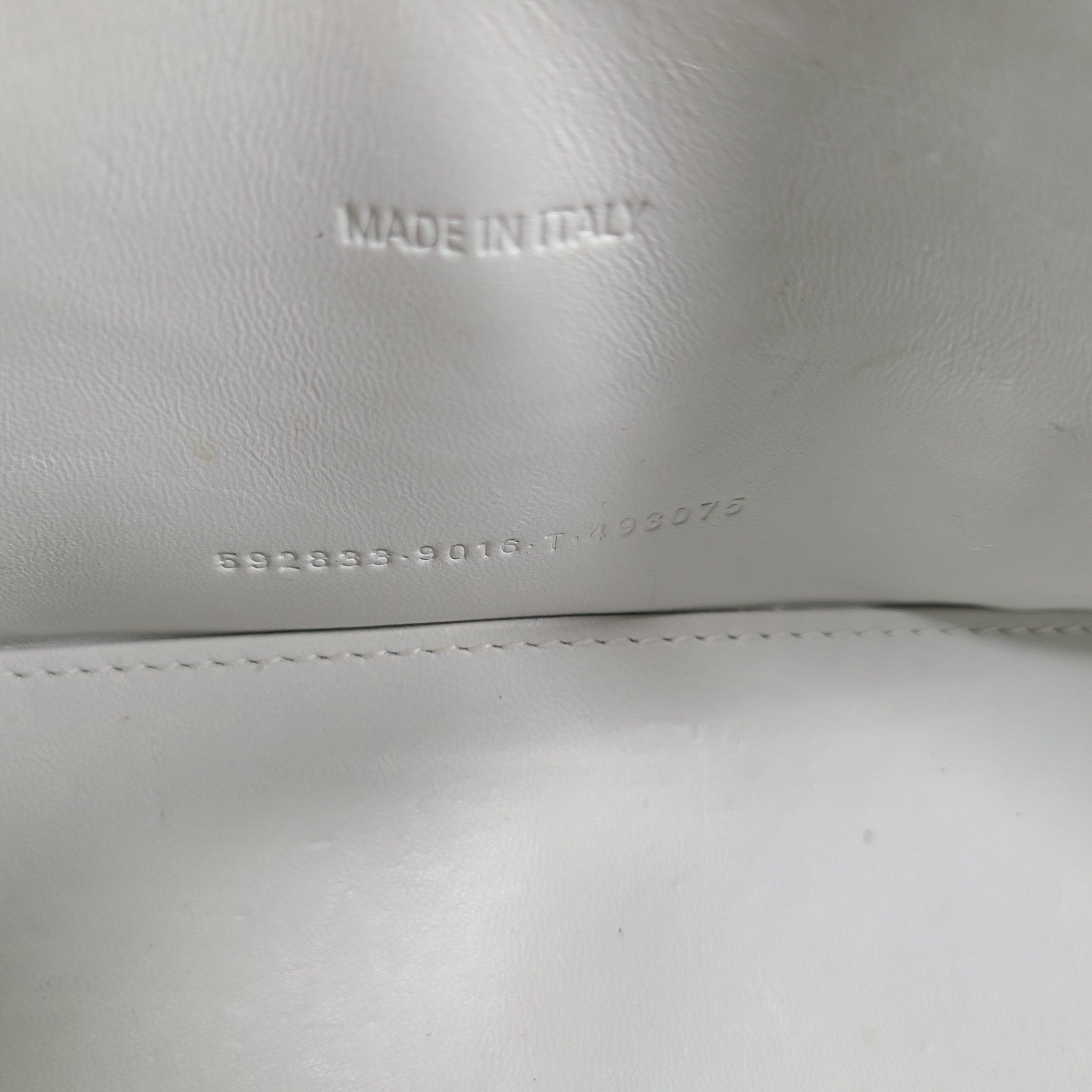 Balenciaga Hourglass Xs Handbag Crocodile Embossed Calfskin in White