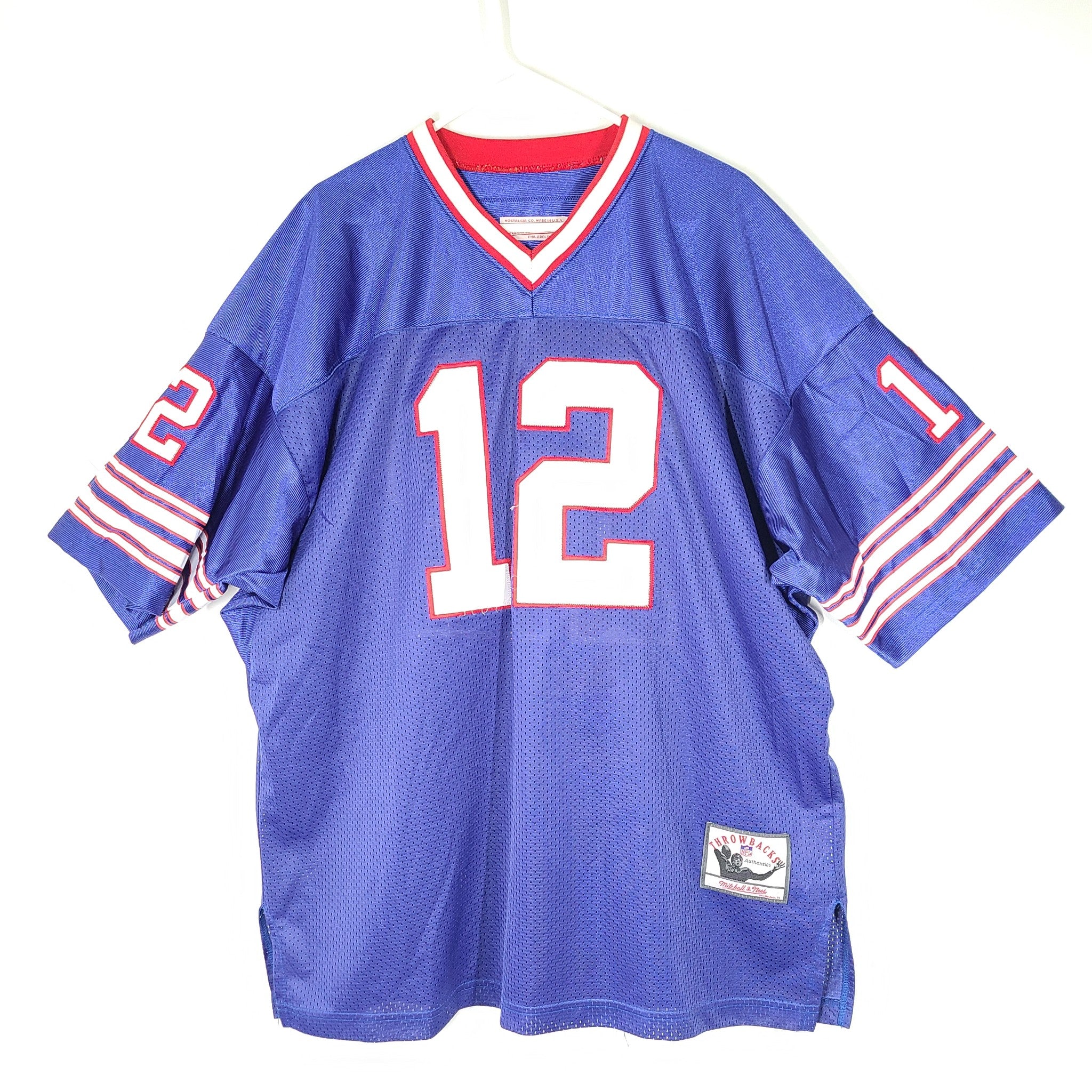 Mitchell & Ness Buffalo Bills Jim Kelly #12 Retro Throwback Jersey 2XL / 54