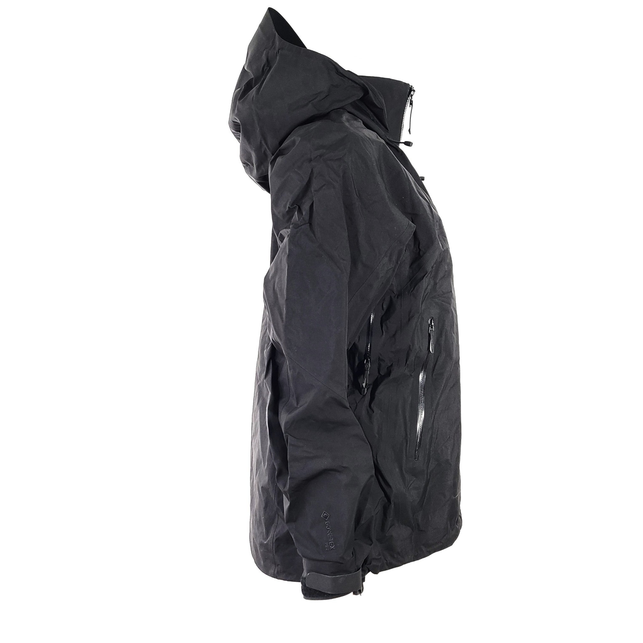 Arc'teryx Women's Beta SL Jacket Hooded Raincoat Windbreaker Black Sz M