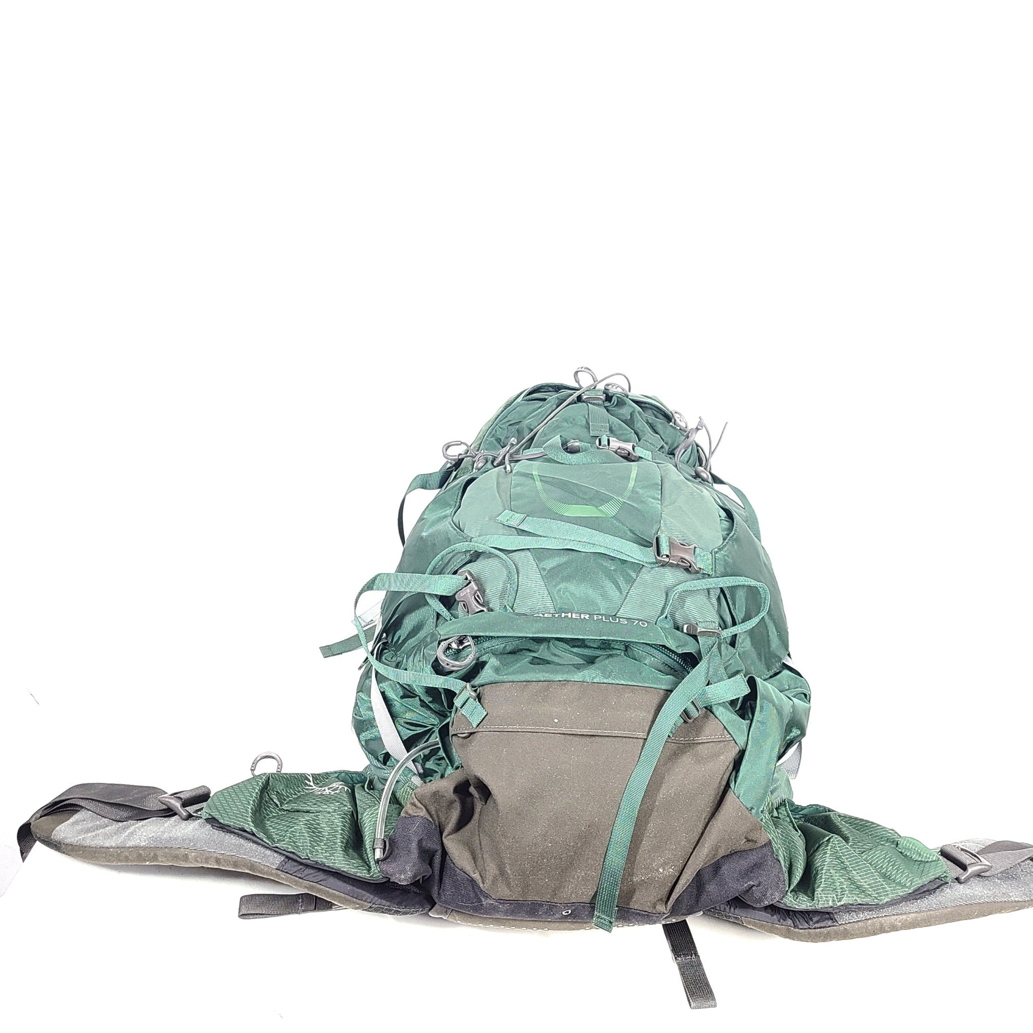Osprey Men's Aether™ Plus 70 Multi Day Hiking Backpack Green - S/M - No Daypack!