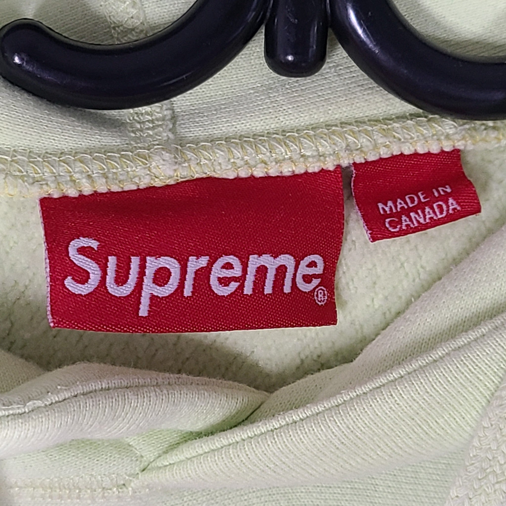 Supreme Men's Box Logo Hoodie Embroidered Pullover Rare Color Neo Green Sz M