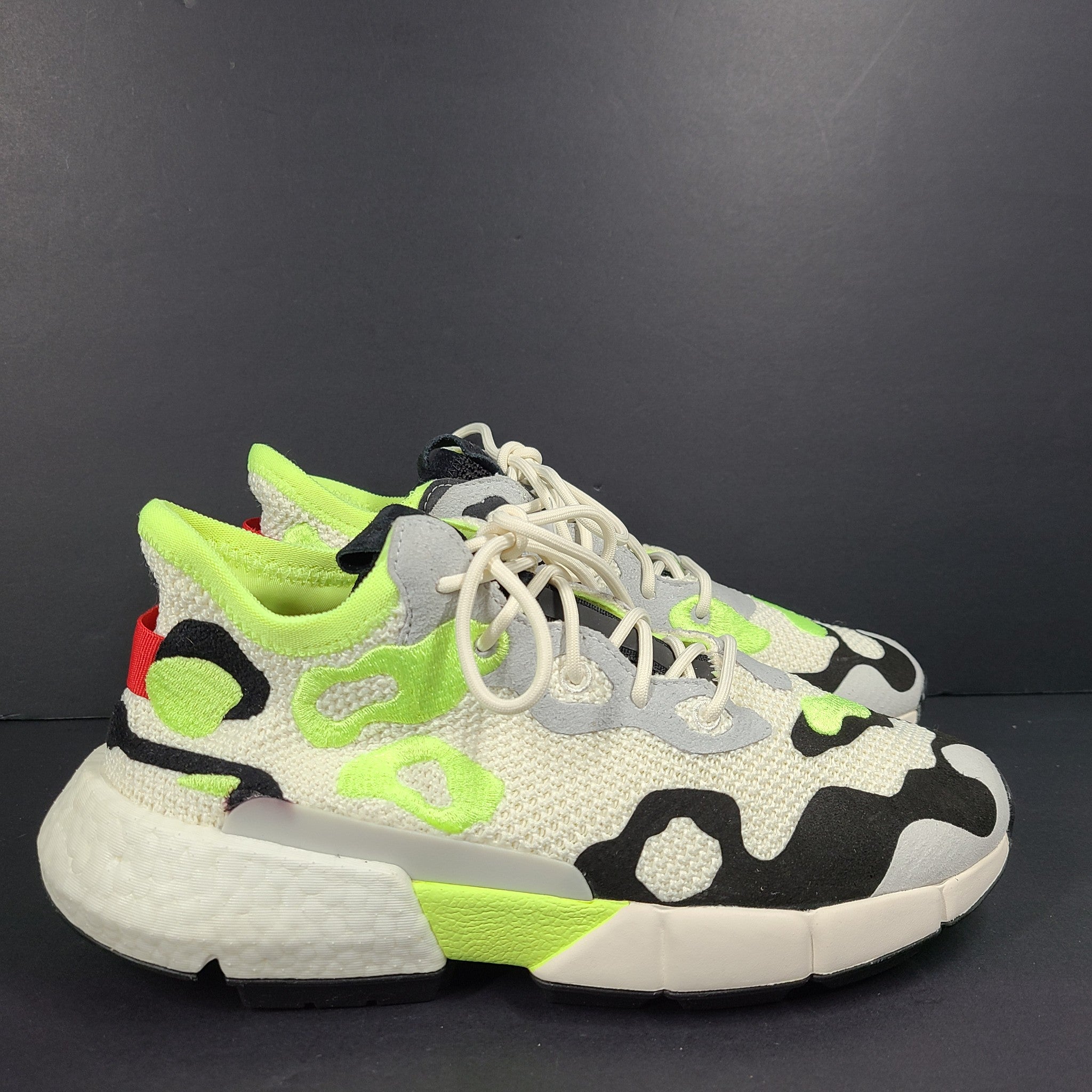 Adidas Men's P.O.D. S3.2 ML 'White Hi-Res Yellow' EE6439 Sneakers Shoes Sz 8 NEW