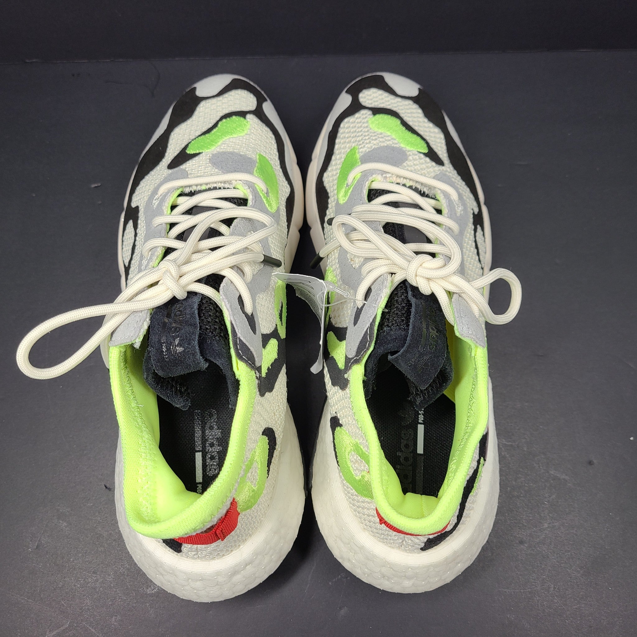 Adidas Men's P.O.D. S3.2 ML 'White Hi-Res Yellow' EE6439 Sneakers Shoes Sz 8 NEW