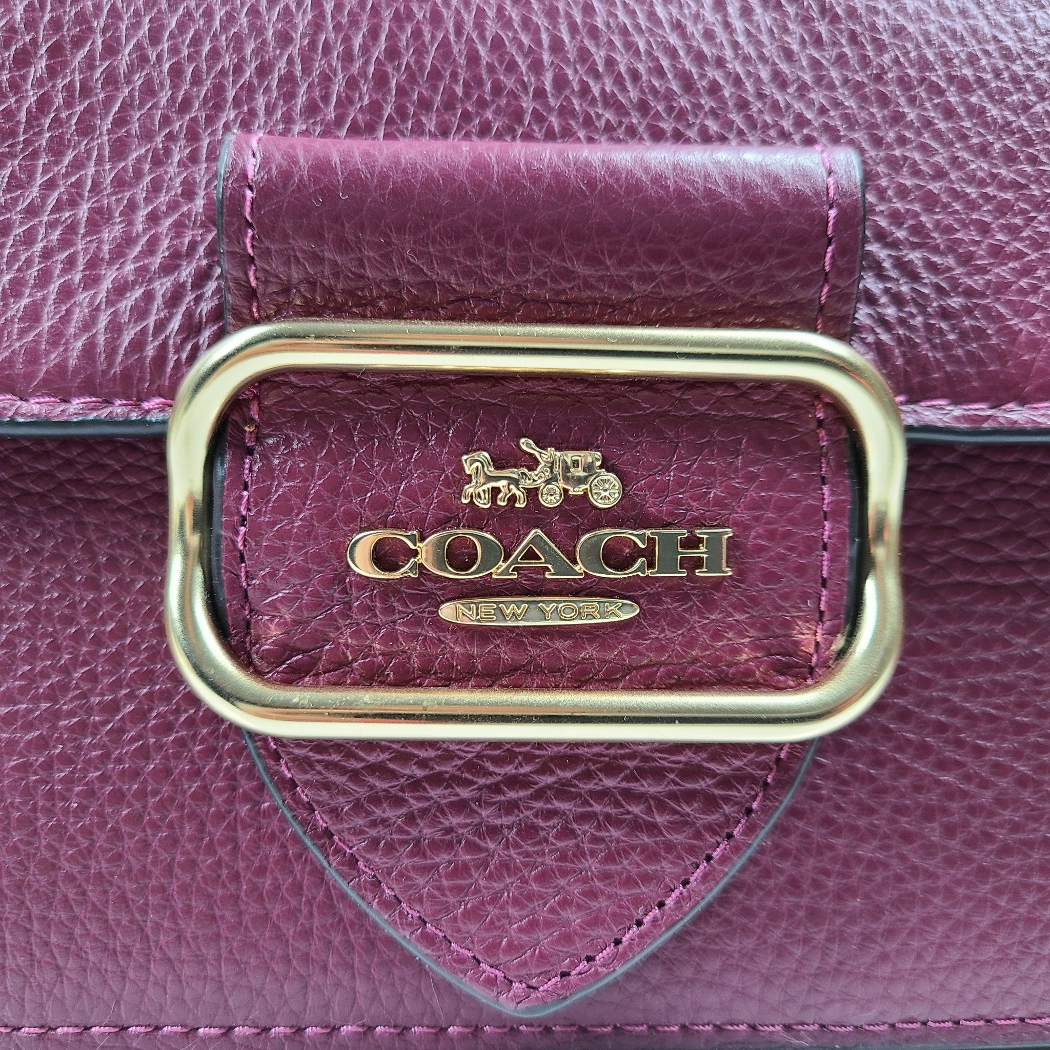 Coach Morgan Shoulder Crossbody Bag CE561 Snake-Embossed Pebble Leather Burgundy