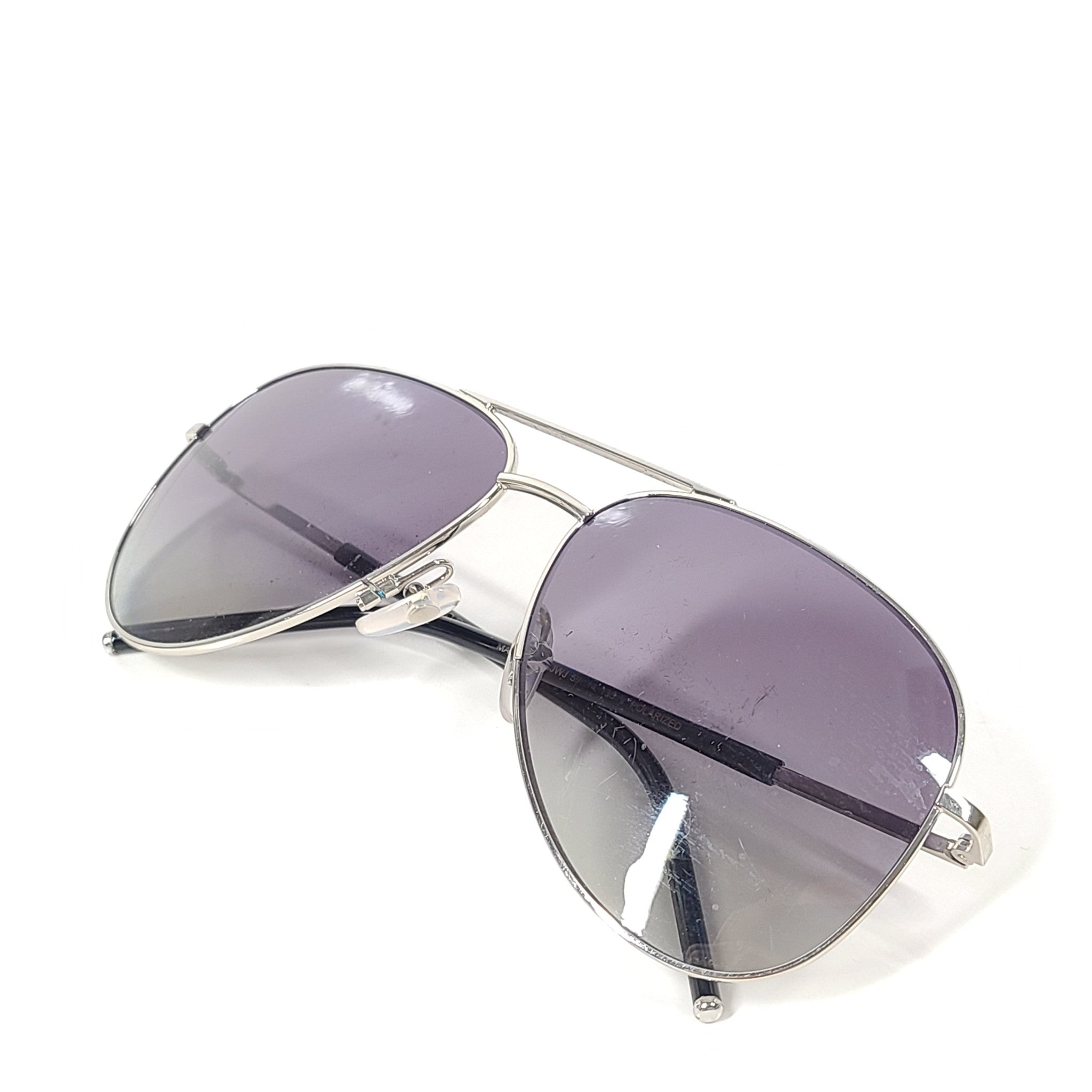 Marc Jacobs Unisex 60/S 84JWJ Pilot Polarized Gradient Gray Sunglasses 59mm