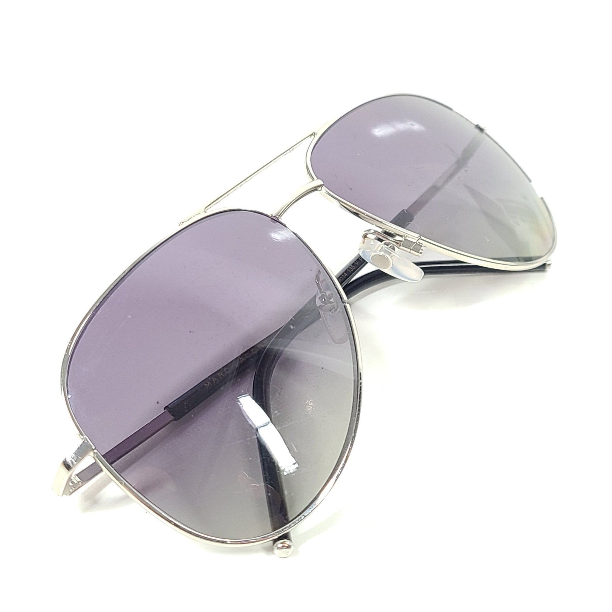Marc Jacobs Unisex 60/S 84JWJ Pilot Polarized Gradient Gray Sunglasses 59mm