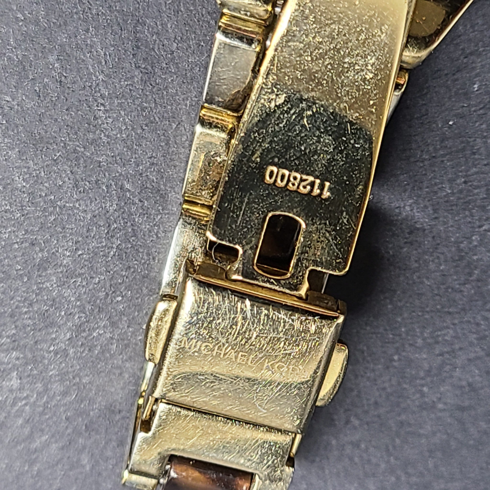 Michael Kors Petite Camille Embellished Tortoise Acetate Gold-Tone Watch MK4291