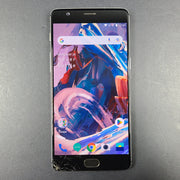 OnePlus 3 A3000 64GB 5.5" - Dual SIM Unlocked Android Smartphone - Gray - READ