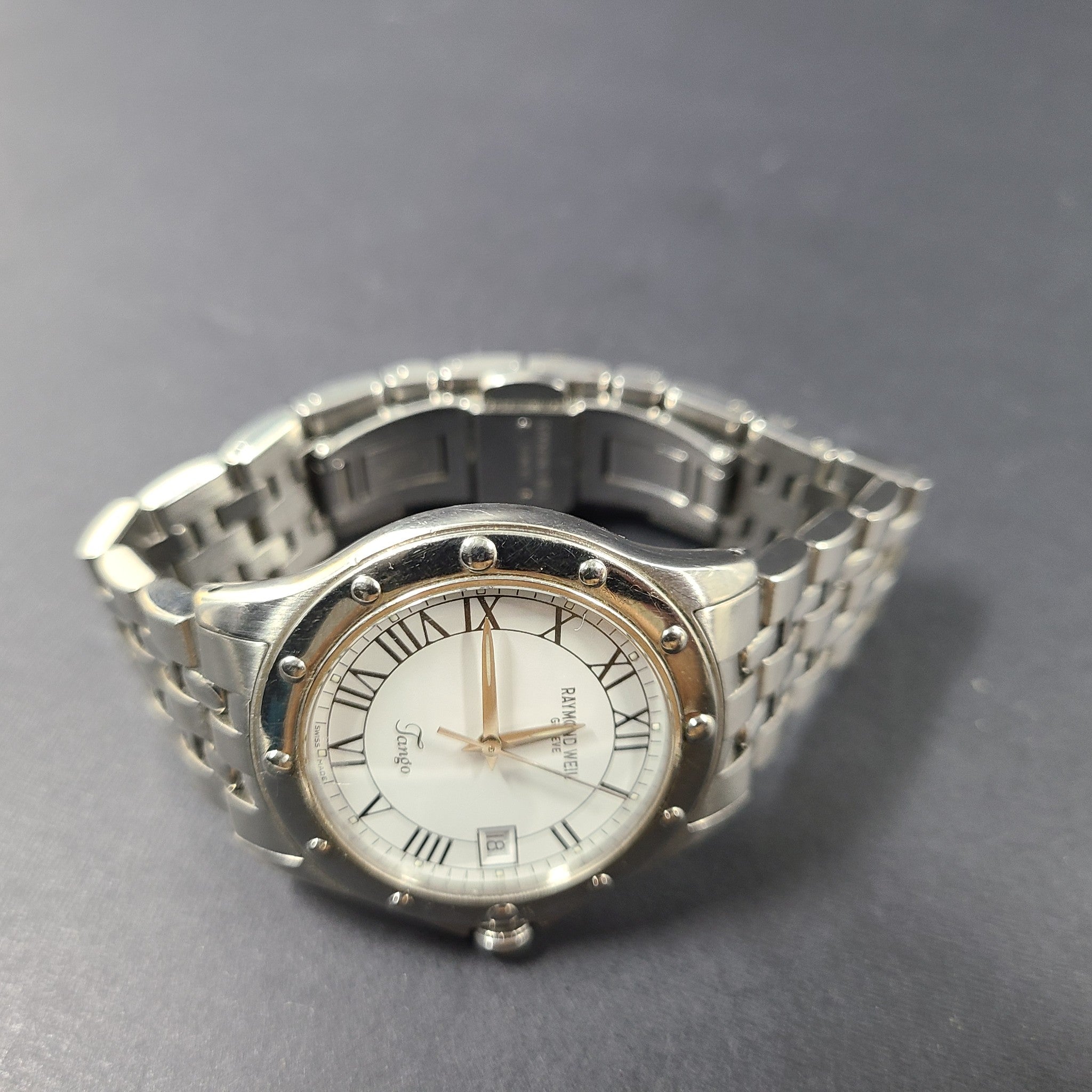 Raymond Weil Rare Tango Collection Men's Watch Model 5590 Silver
