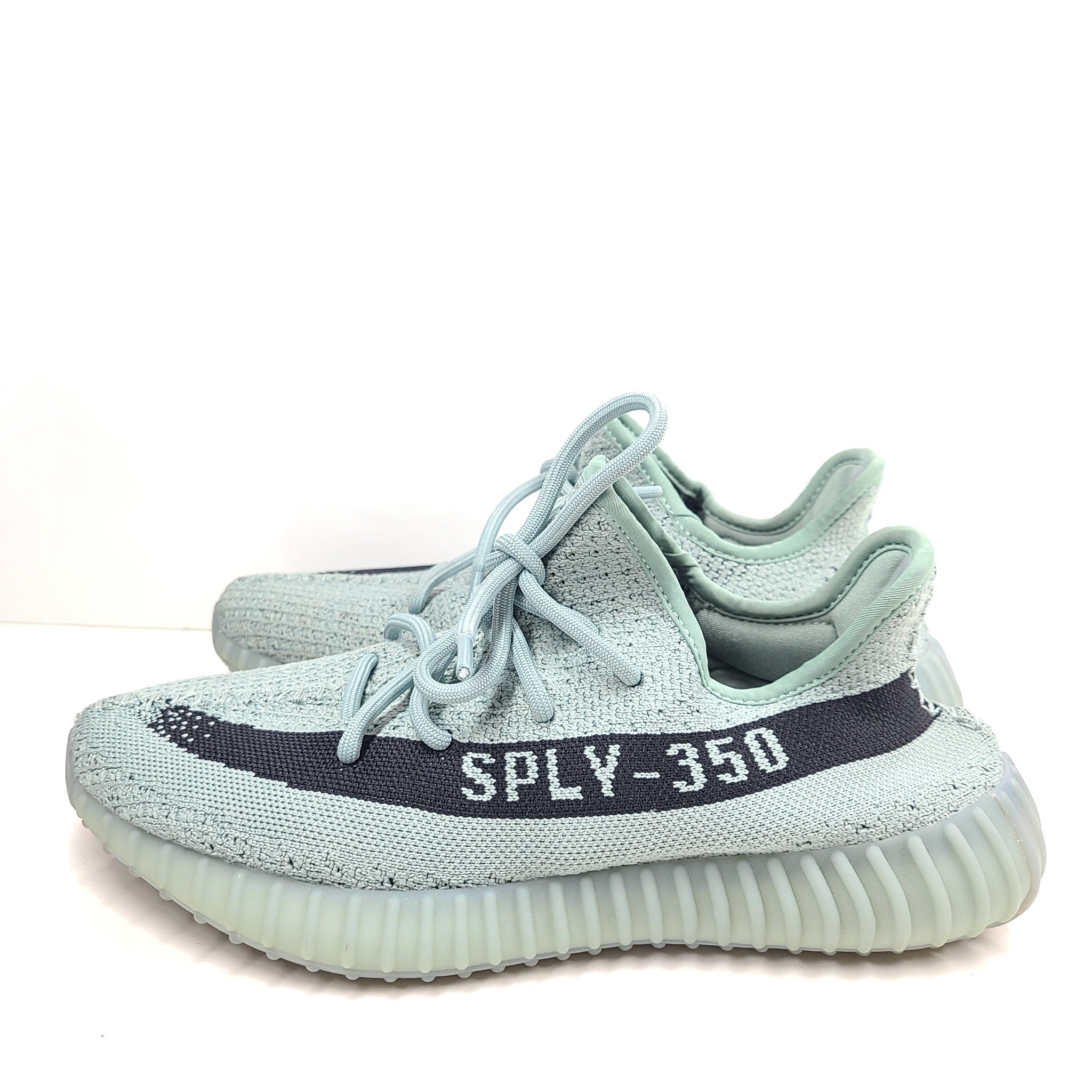 Adidas Yeezy Boost 350 V2 Salt HQ2060 Sneakers Knit Upper Onyx Green Sz 8