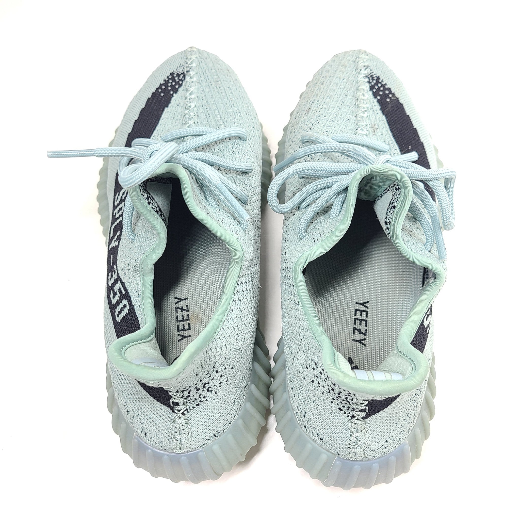 Adidas Yeezy Boost 350 V2 Salt HQ2060 Sneakers Knit Upper Onyx Green Sz 8