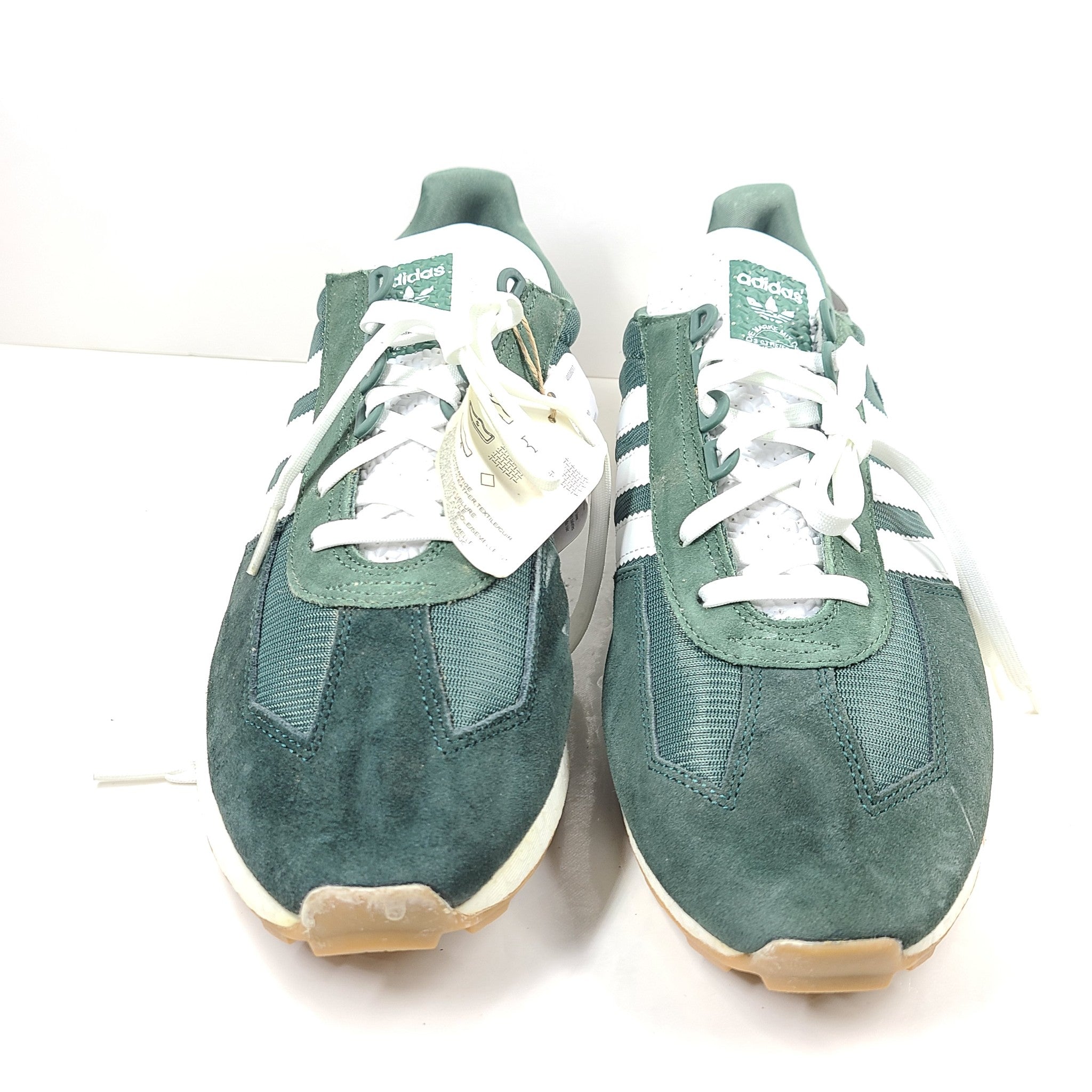 Adidas Men's Retropy E5 Sneakers Leather Shoes GW6572 Green Oxide Sz 13
