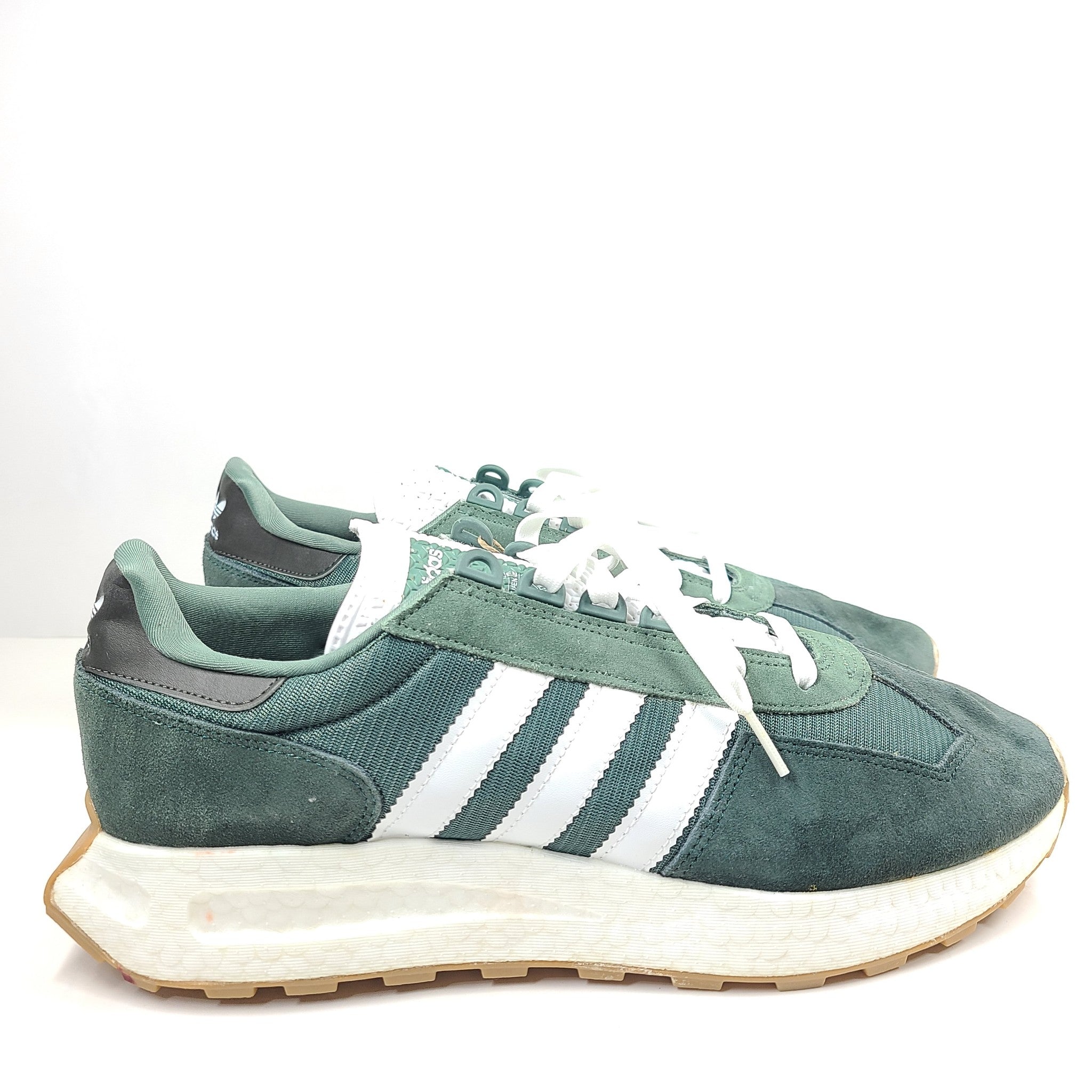 Adidas Men's Retropy E5 Sneakers Leather Shoes GW6572 Green Oxide Sz 13