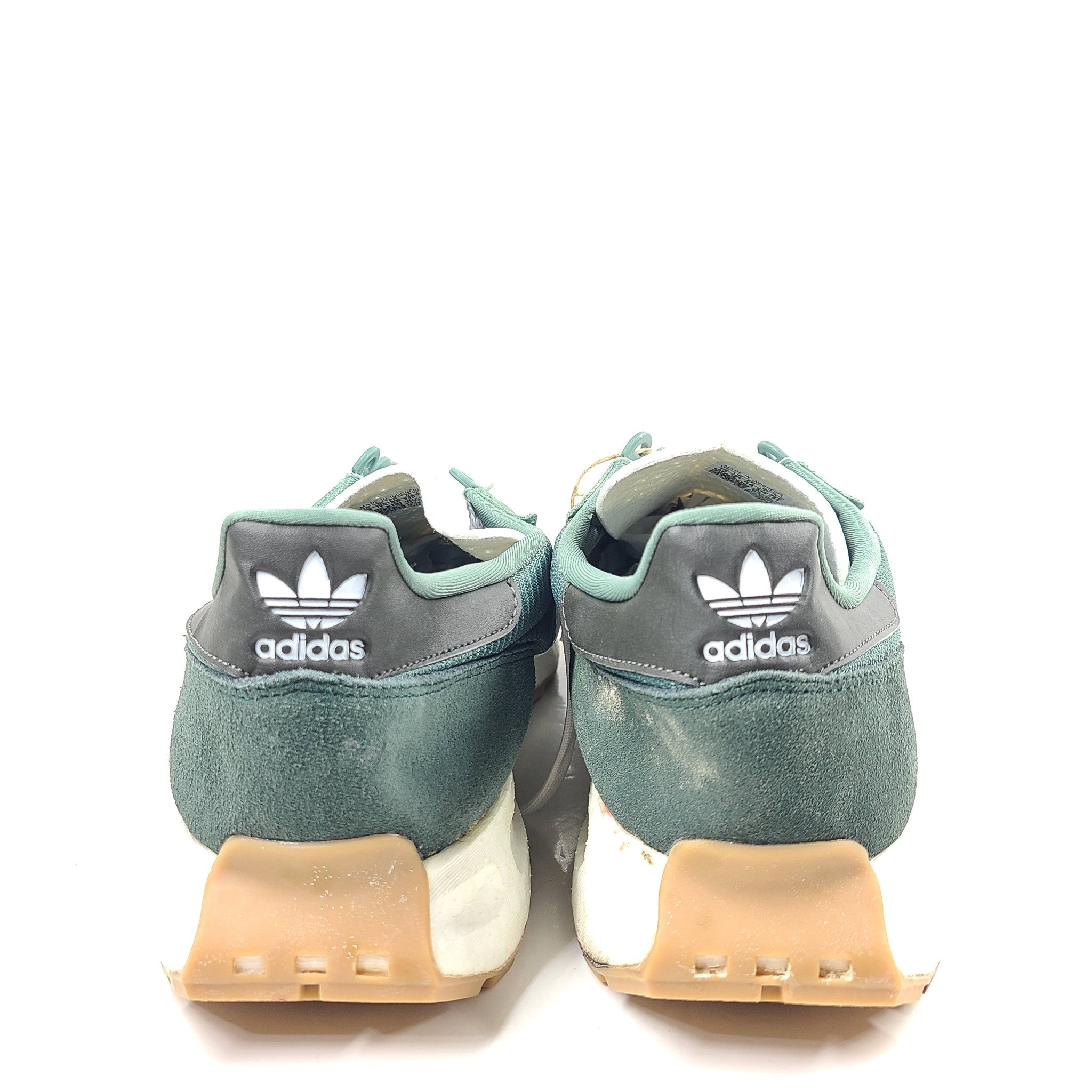 Adidas Men's Retropy E5 Sneakers Leather Shoes GW6572 Green Oxide Sz 13
