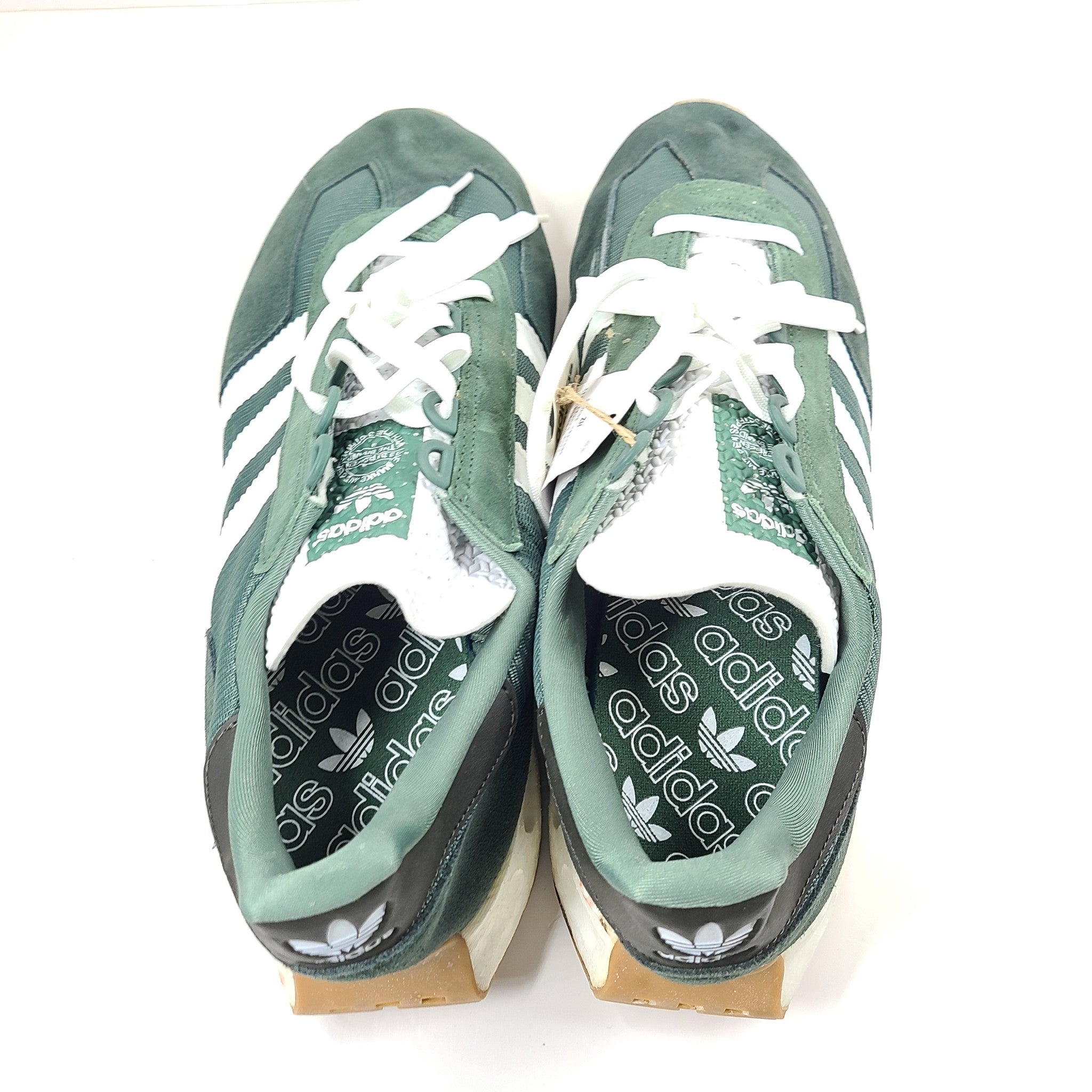 Adidas Men's Retropy E5 Sneakers Leather Shoes GW6572 Green Oxide Sz 13