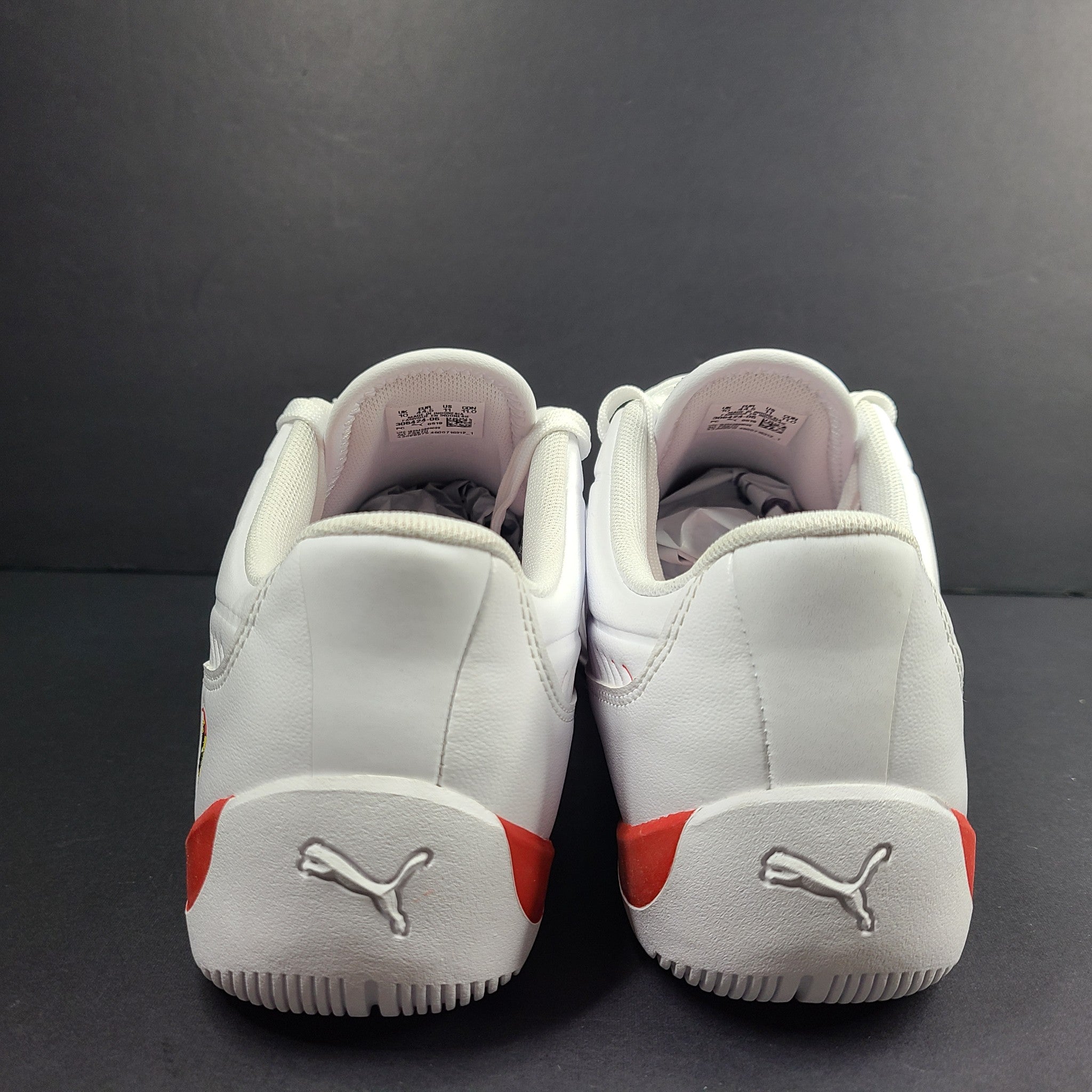 PUMA Scuderia Ferrari Drift Cat 7S Ultra Rosso Corsa Shoes 306424-06 White Sz 11