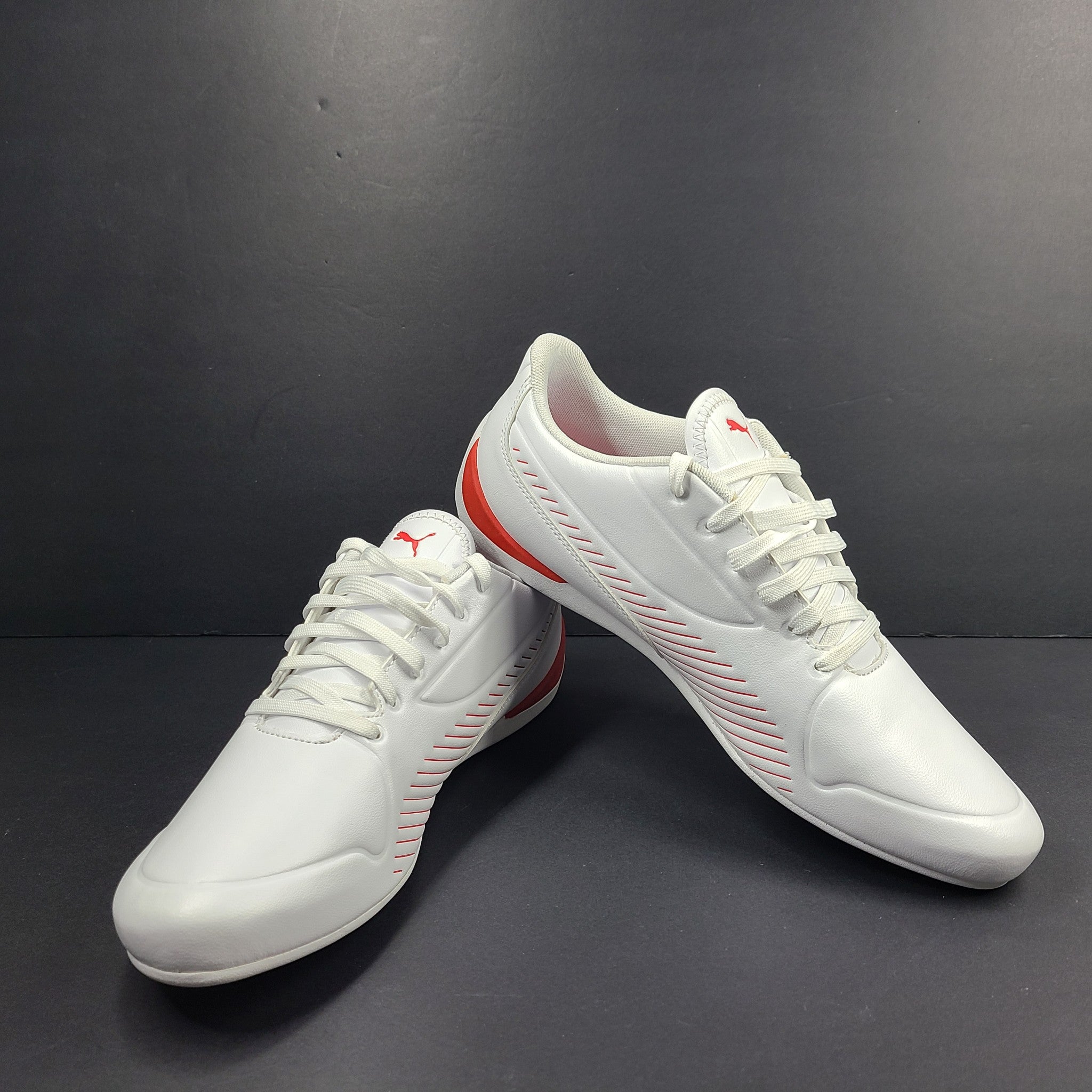 PUMA Scuderia Ferrari Drift Cat 7S Ultra Rosso Corsa Shoes 306424-06 White Sz 11