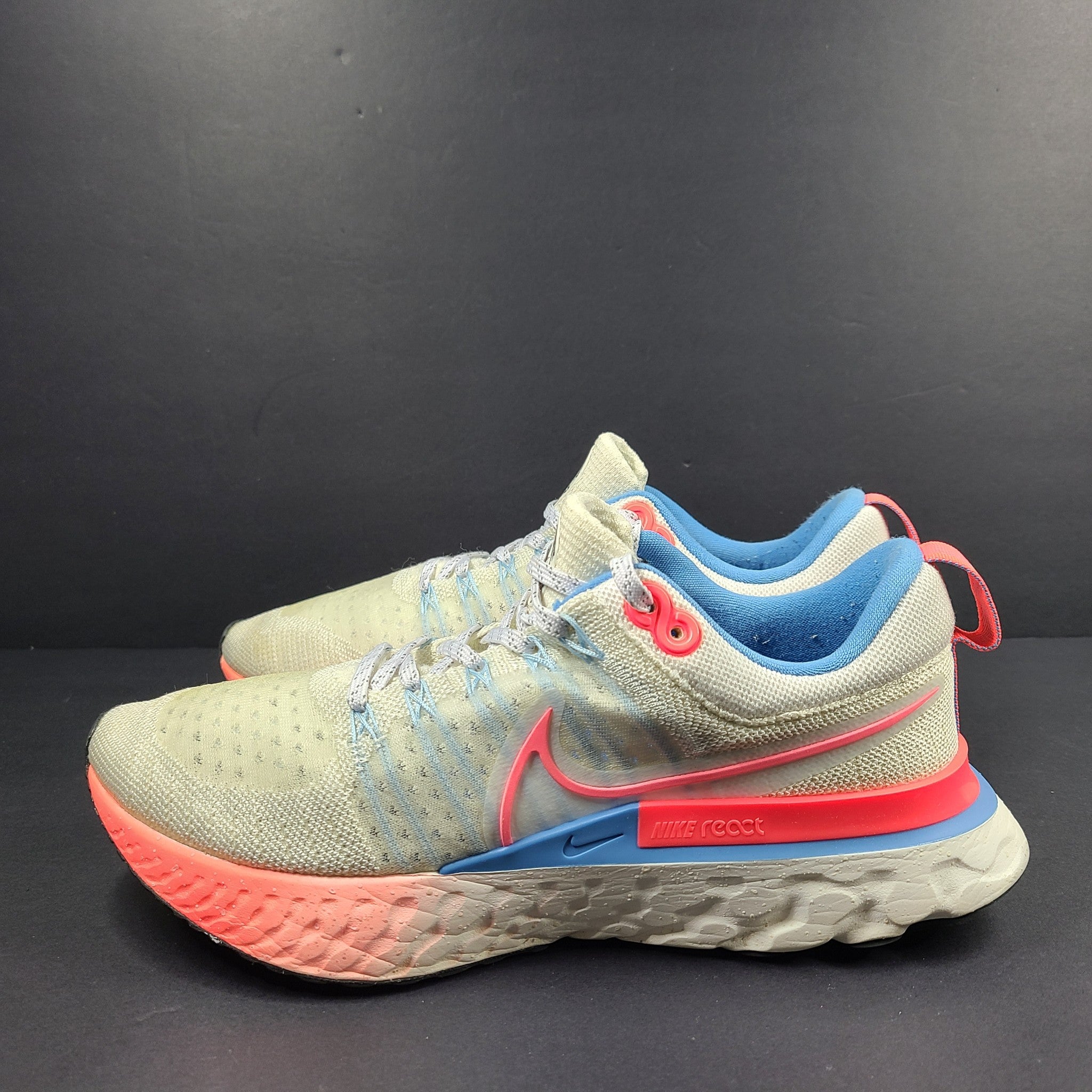 Nike Men's React Infinity Run Flyknit 2 'Racer Pink' DJ5191-164 Sneakers Sz 8
