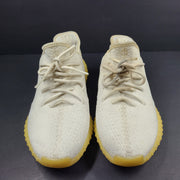 Adidas Men's Yeezy Boost 350 V2 Cream White CP9366 Knit Upper Sneakers Sz 9.5