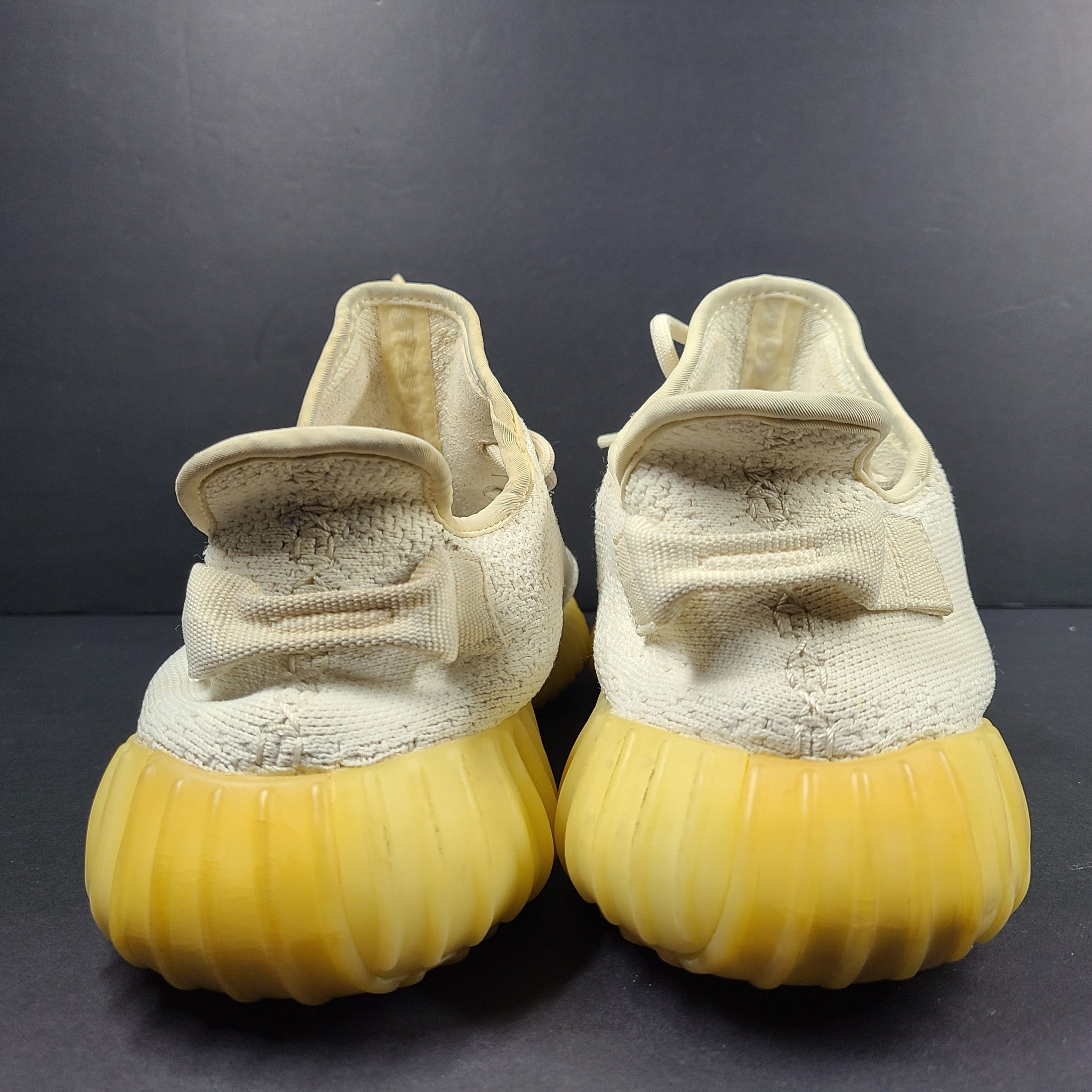 Adidas Men's Yeezy Boost 350 V2 Cream White CP9366 Knit Upper Sneakers Sz 9.5